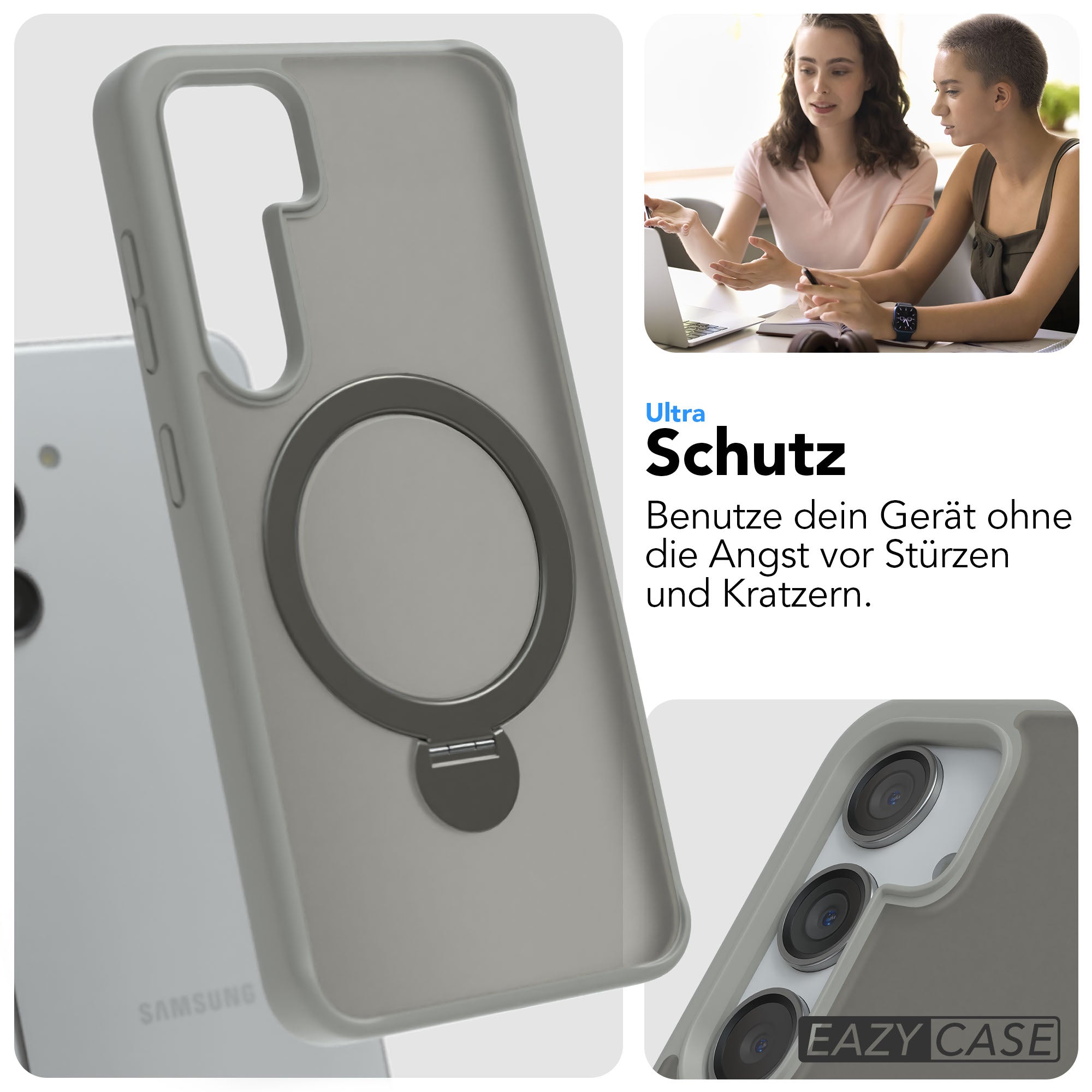 Galaxy S24 Outdoor Hülle + drehbarer Ring mit MagSafe