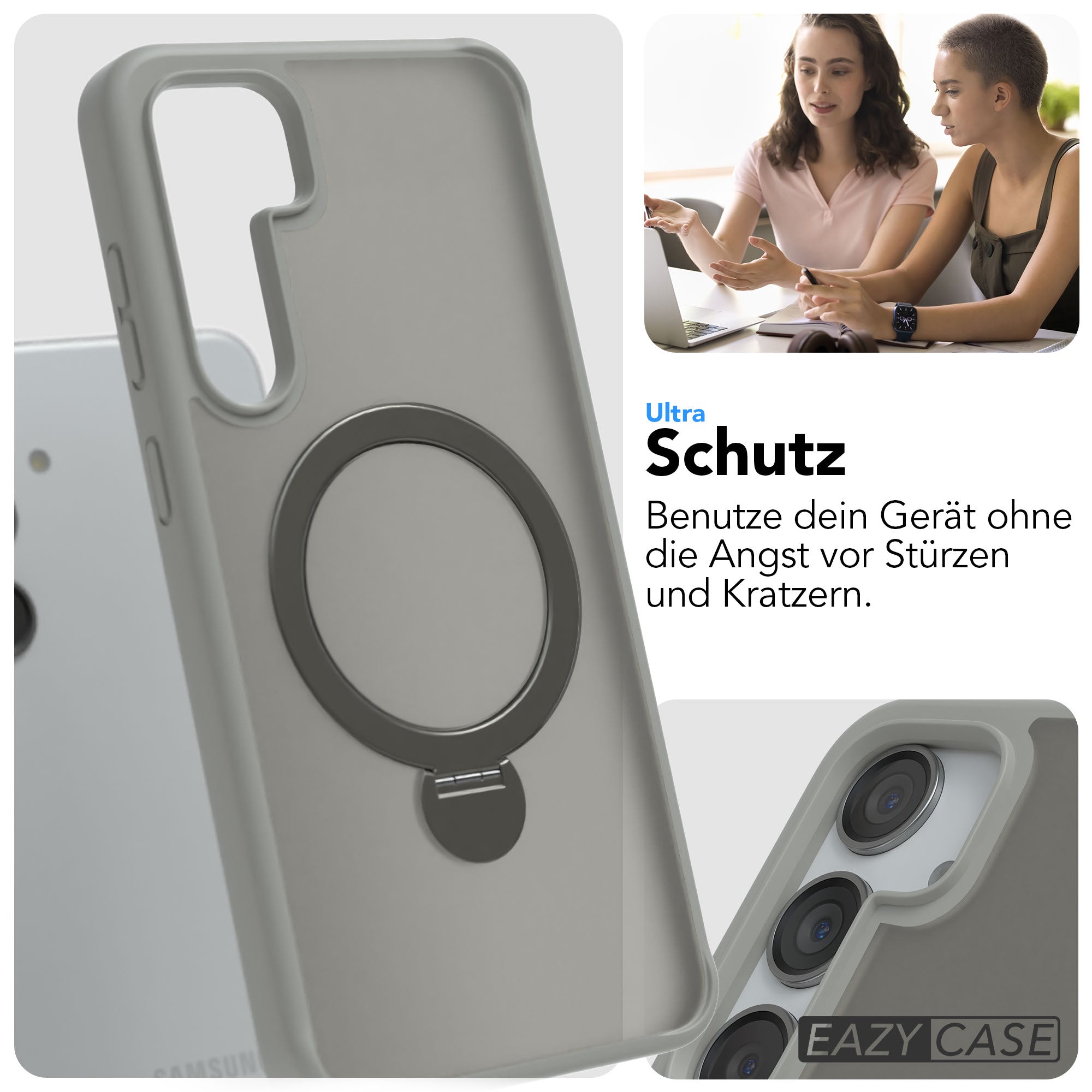 Galaxy S24 Plus Outdoor Hülle + drehbarer Ring mit MagSafe