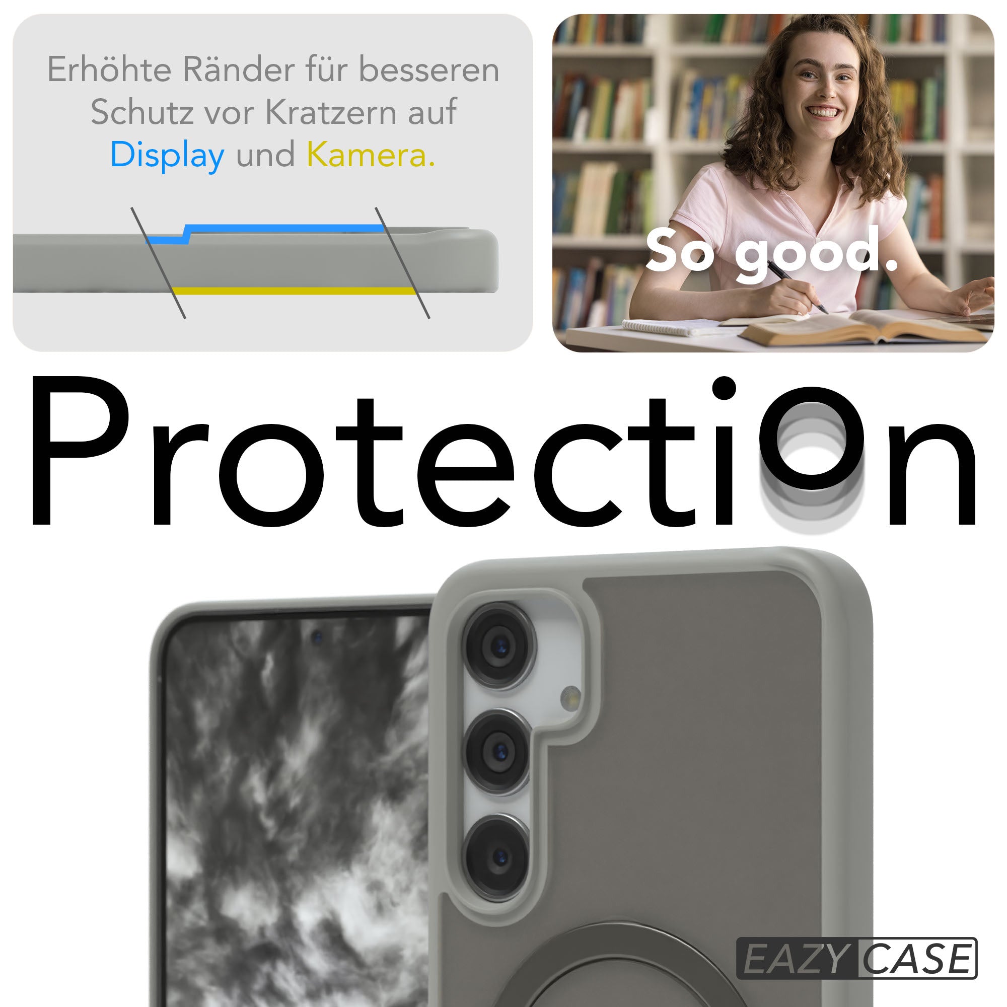 Galaxy S24 Plus Outdoor Hülle + drehbarer Ring mit MagSafe