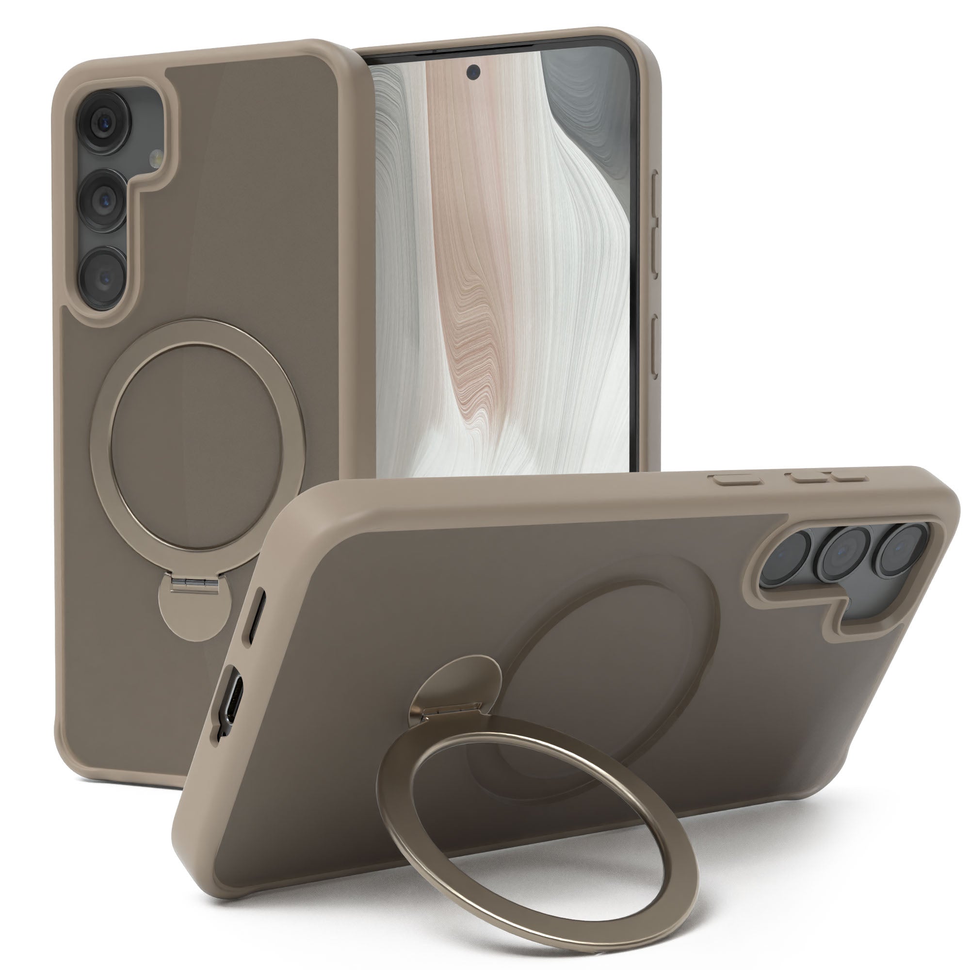 Galaxy S24 Plus Outdoor Hülle + drehbarer Ring mit MagSafe