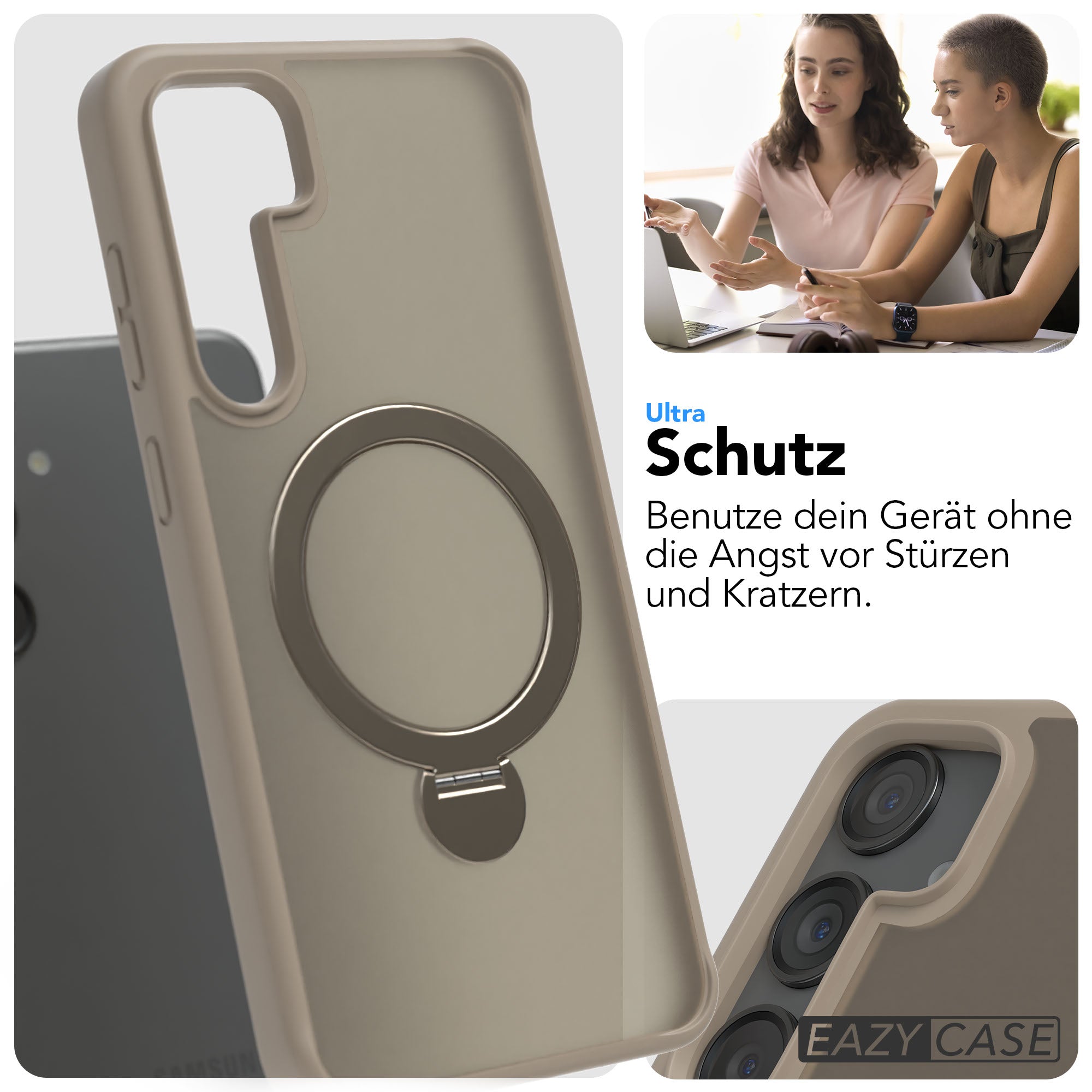 Galaxy S24 Plus Outdoor Hülle + drehbarer Ring mit MagSafe