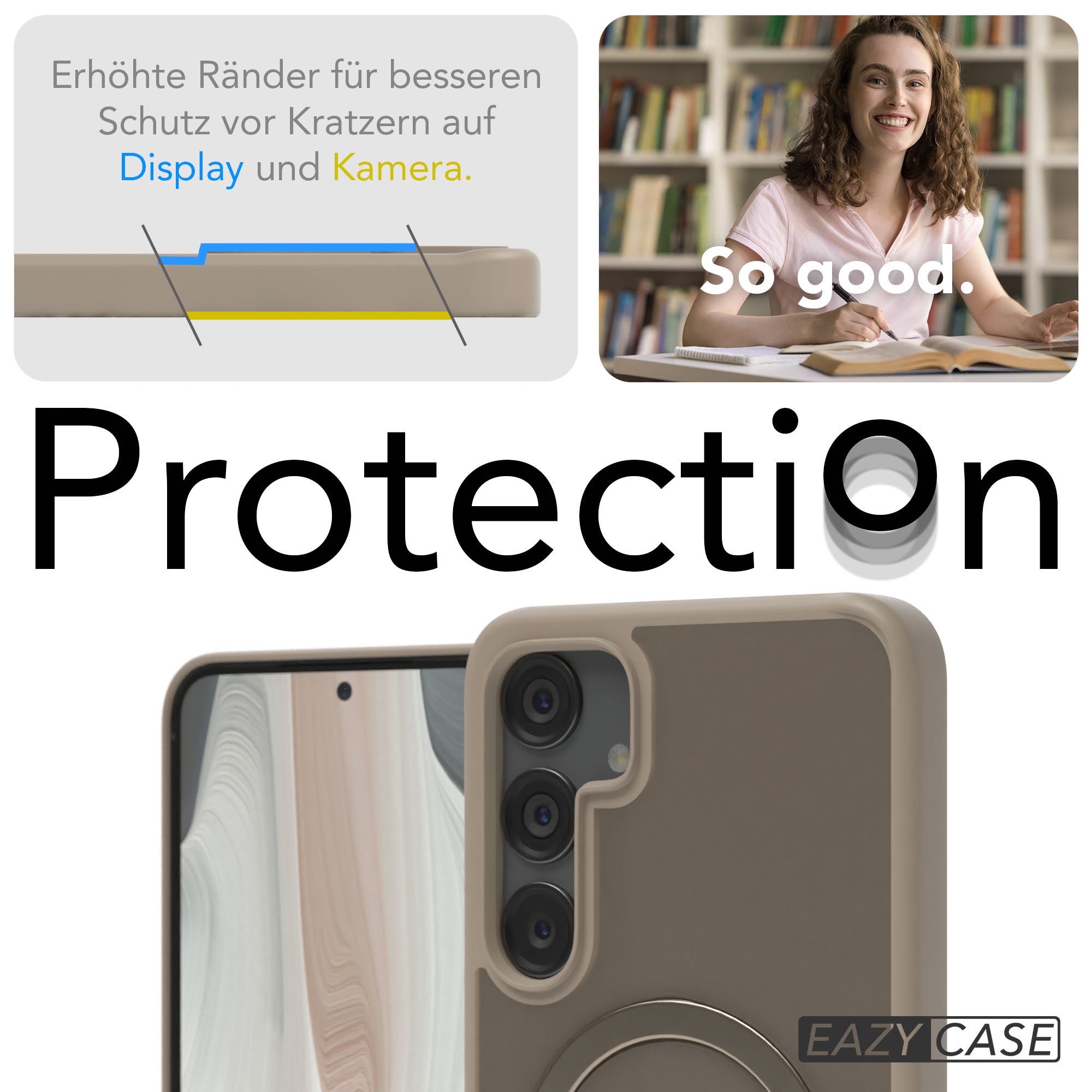 Galaxy S24 Plus Outdoor Hülle + drehbarer Ring mit MagSafe