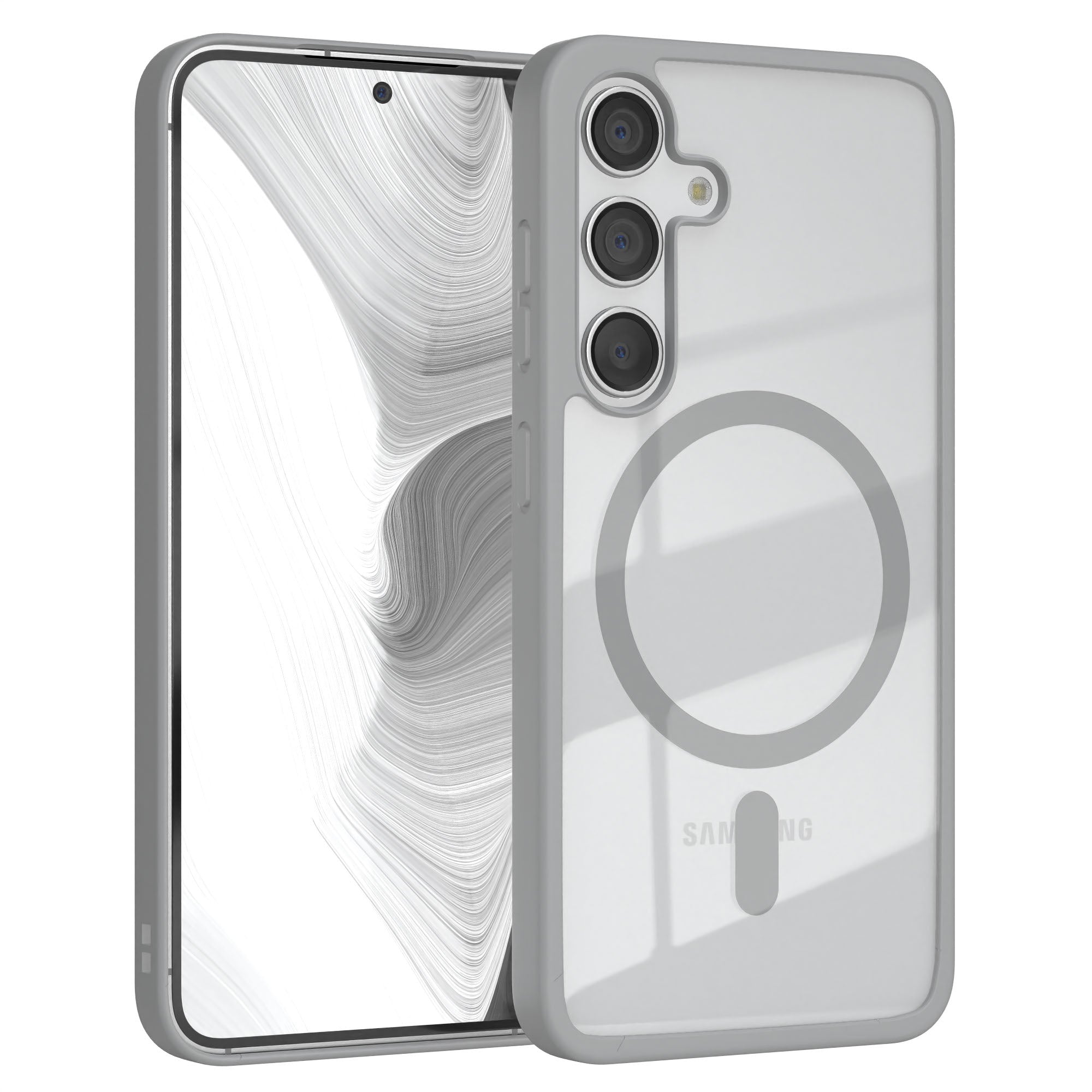 Galaxy S24 transparente Hülle mit MagSafe