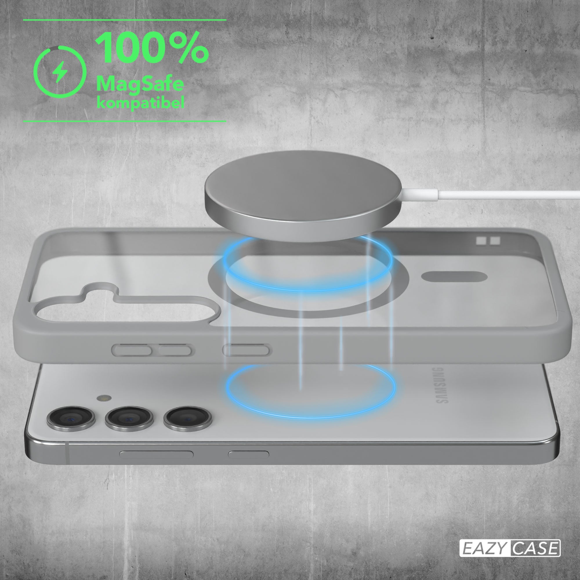 Galaxy S24 transparente Hülle mit MagSafe