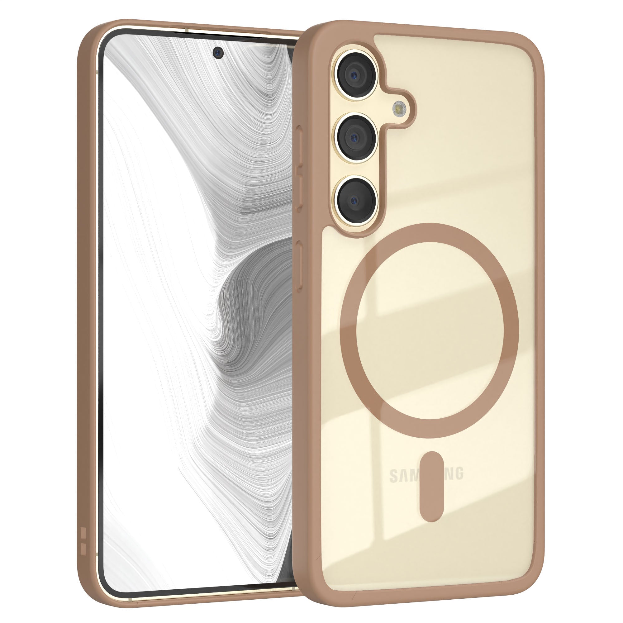 Galaxy S24 transparente Hülle mit MagSafe