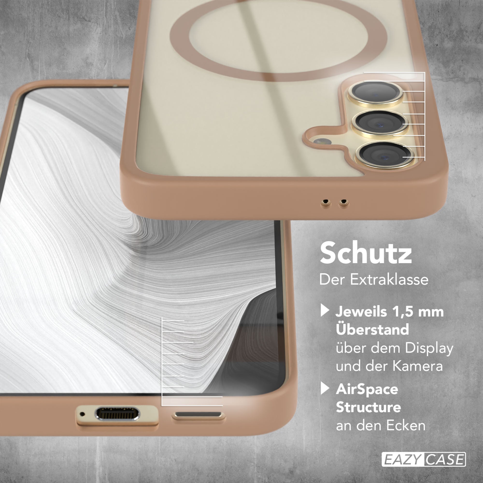 Galaxy S24 transparente Hülle mit MagSafe