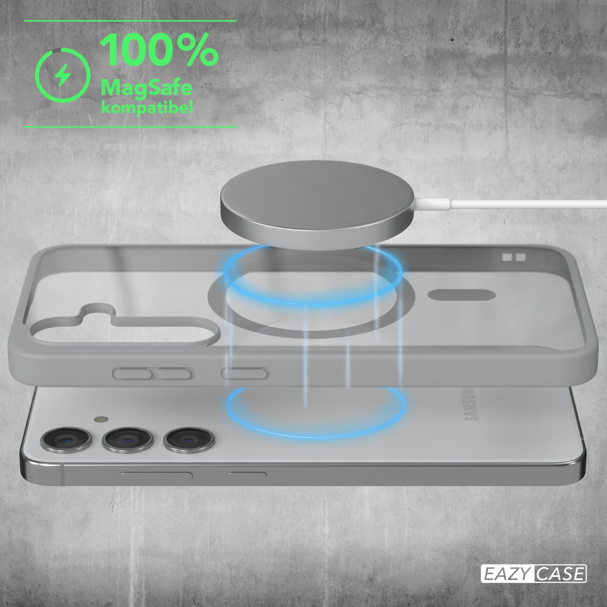 Galaxy S24 Plus transparente Hülle mit MagSafe