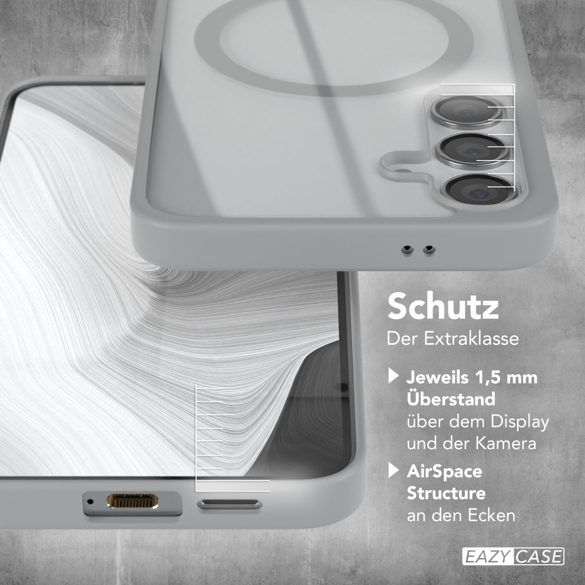Galaxy S24 Plus transparente Hülle mit MagSafe