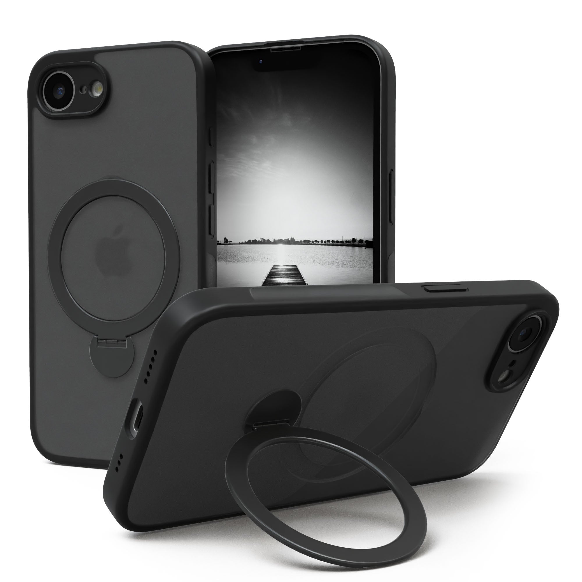 iPhone 16e Outdoor Hülle + drehbarer Ring mit MagSafe