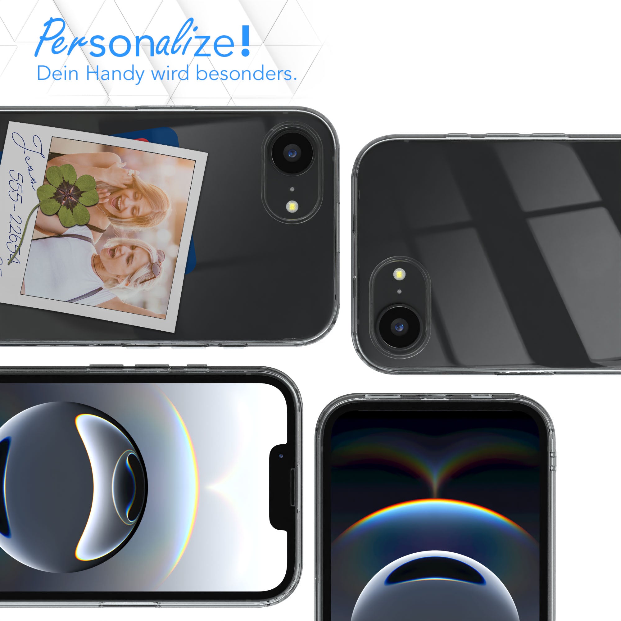 iPhone 16 Serie Silikonhülle Transparent