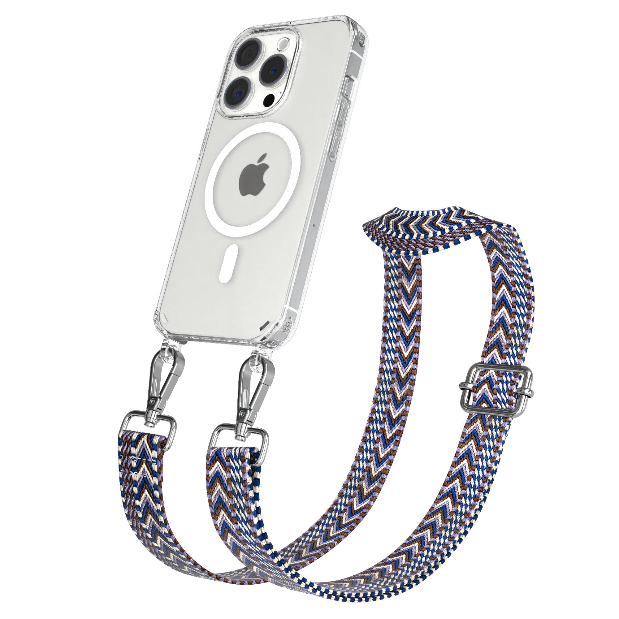 Apple iPhone 15 Pro Handykette MagSafe mit Boho Band EAZY CASE Neck Strap