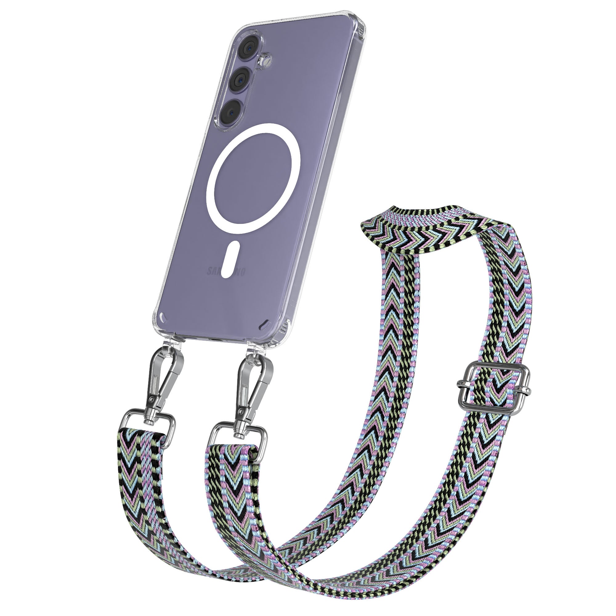 Samsung Galaxy S24 Plus Handykette MagSafe Boho Band verstellbar EAZY CASE