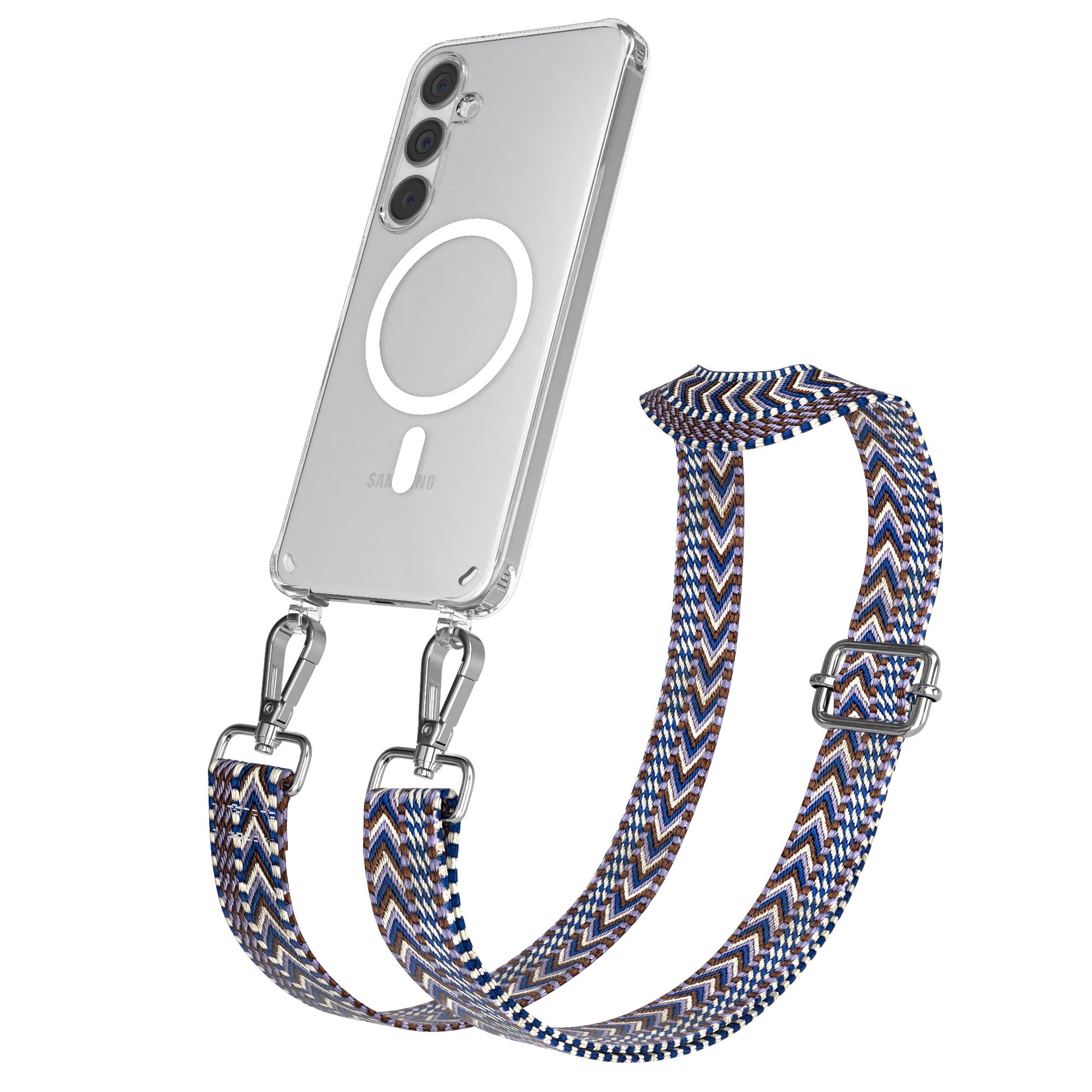 Samsung Galaxy S24 Plus Handykette MagSafe Boho Band verstellbar EAZY CASE