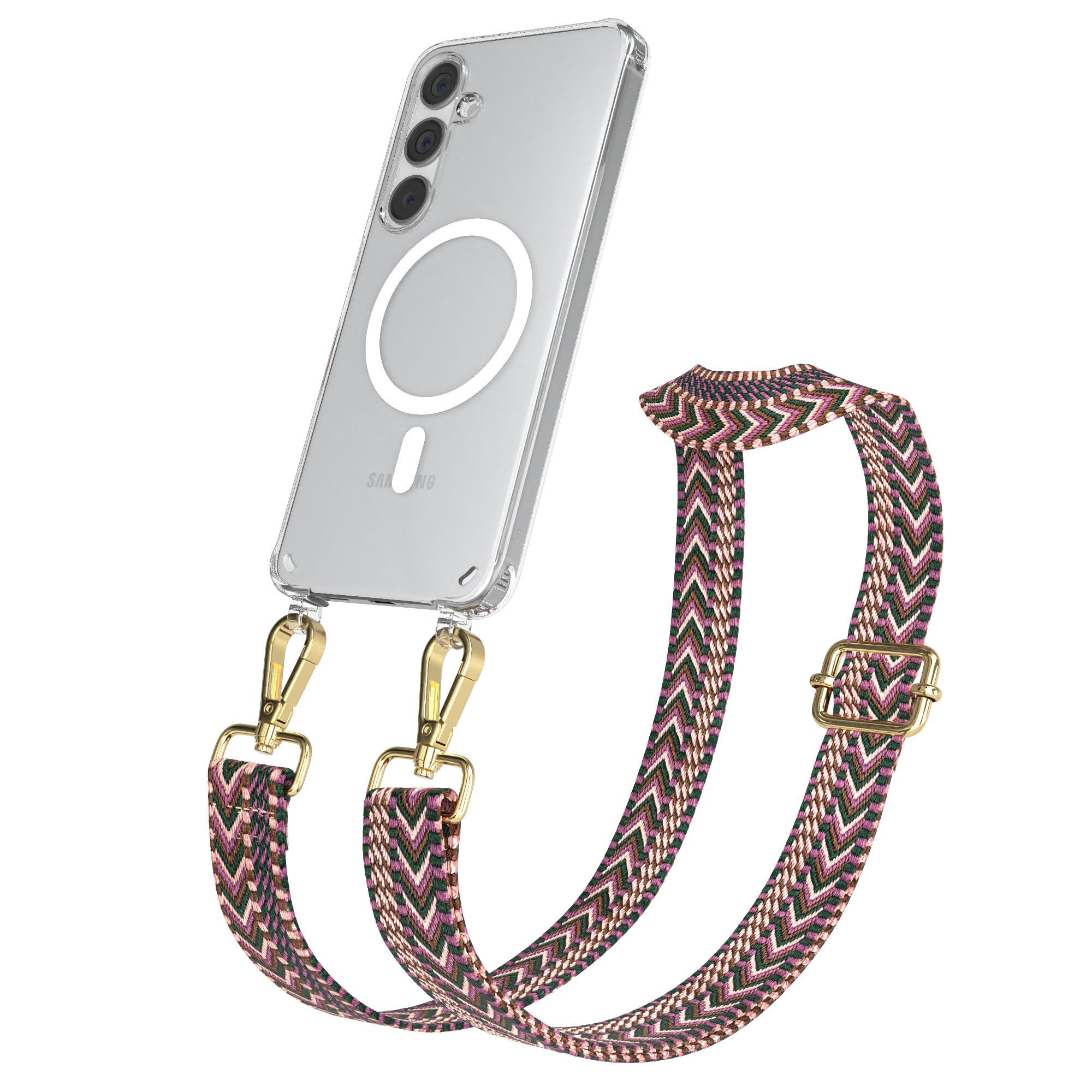 Samsung Galaxy S24 Plus Handykette MagSafe Boho Band verstellbar EAZY CASE