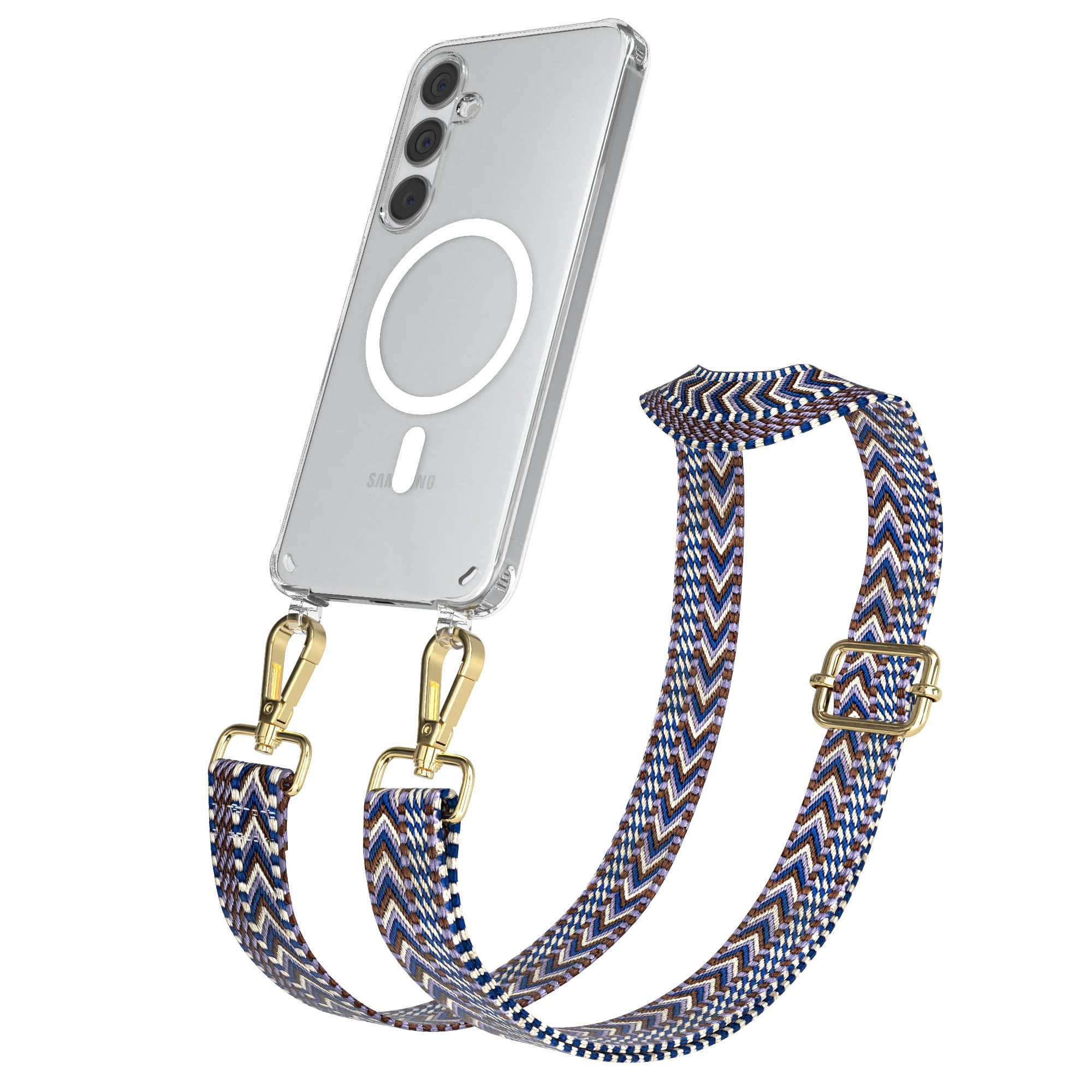 Samsung Galaxy S24 Plus Handykette MagSafe Boho Band verstellbar EAZY CASE
