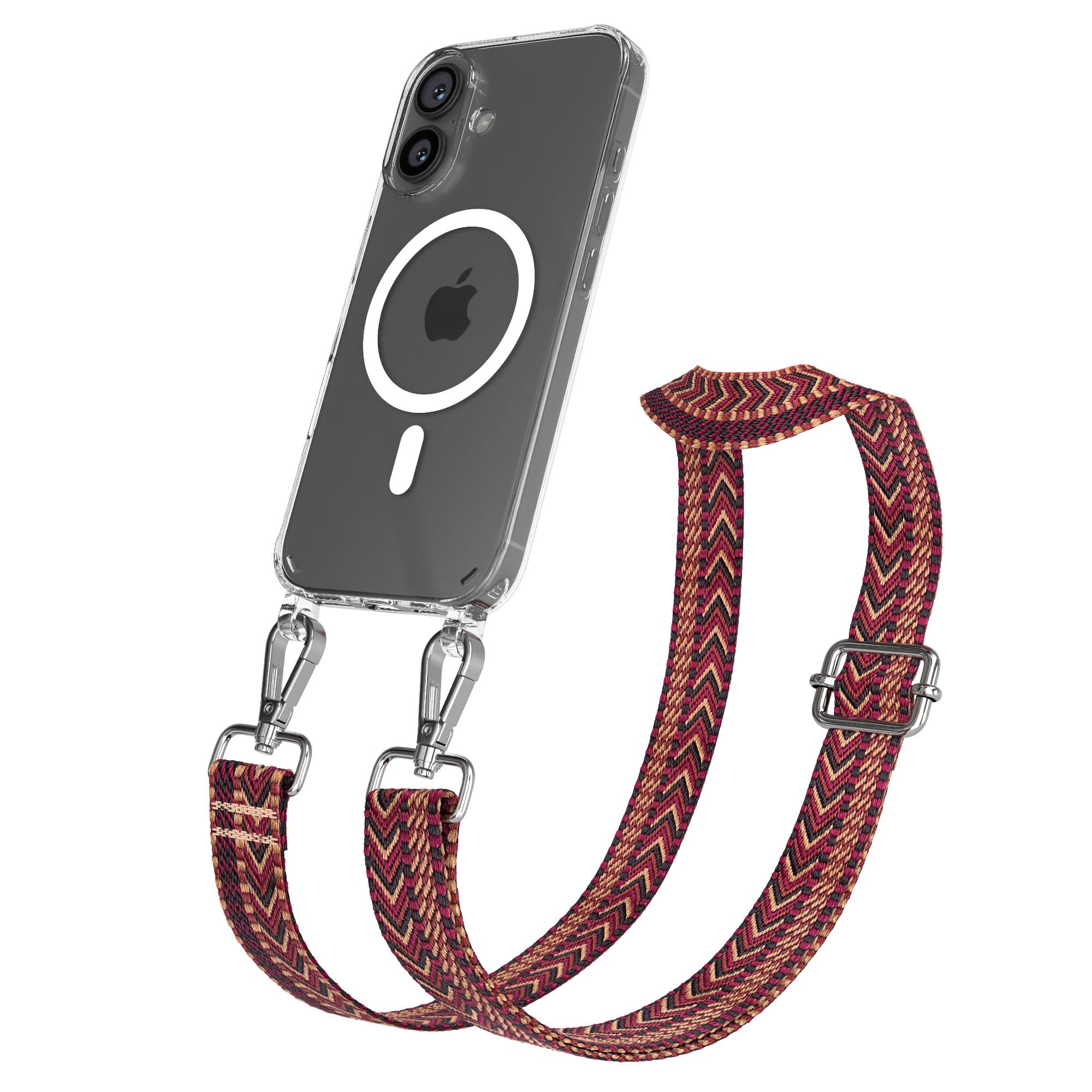 iPhone 16 MagSafe Handykette mit verstellbarem Boho Trageriemen von EAZY CASE