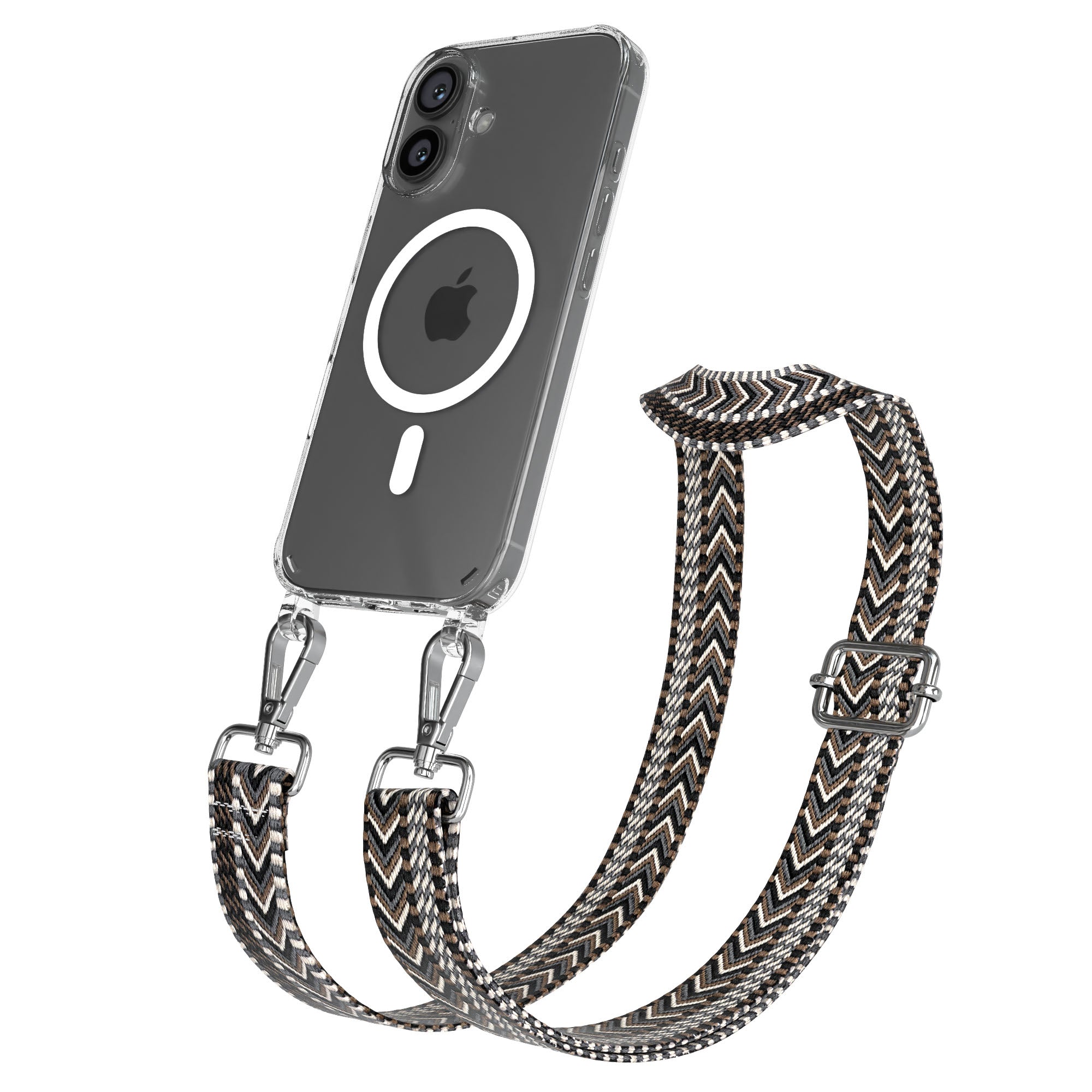 iPhone 16 MagSafe Handykette mit verstellbarem Boho Trageriemen von EAZY CASE