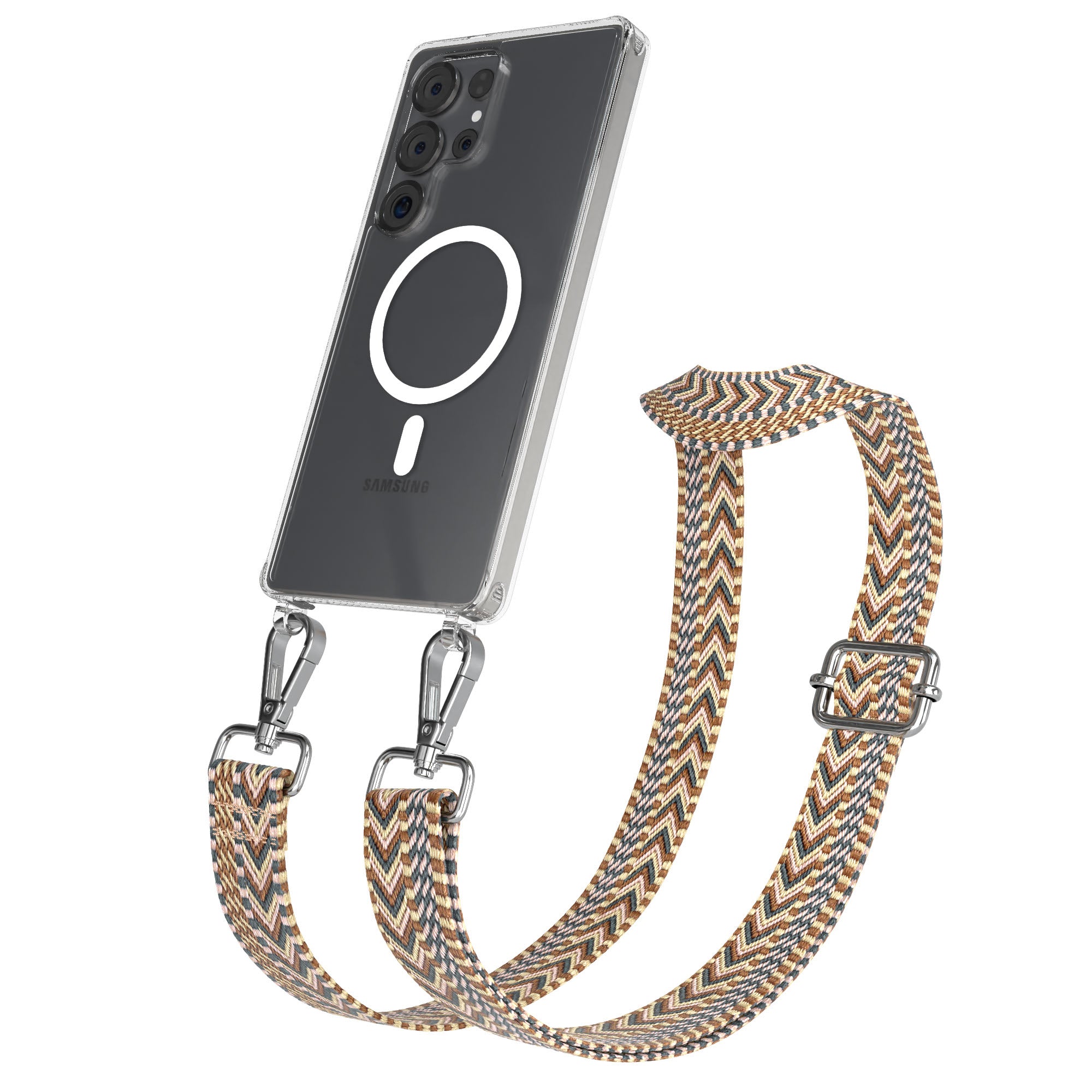 Samsung Galaxy S25 Ultra Handykette MagSafe mit verstellbarem Boho Band