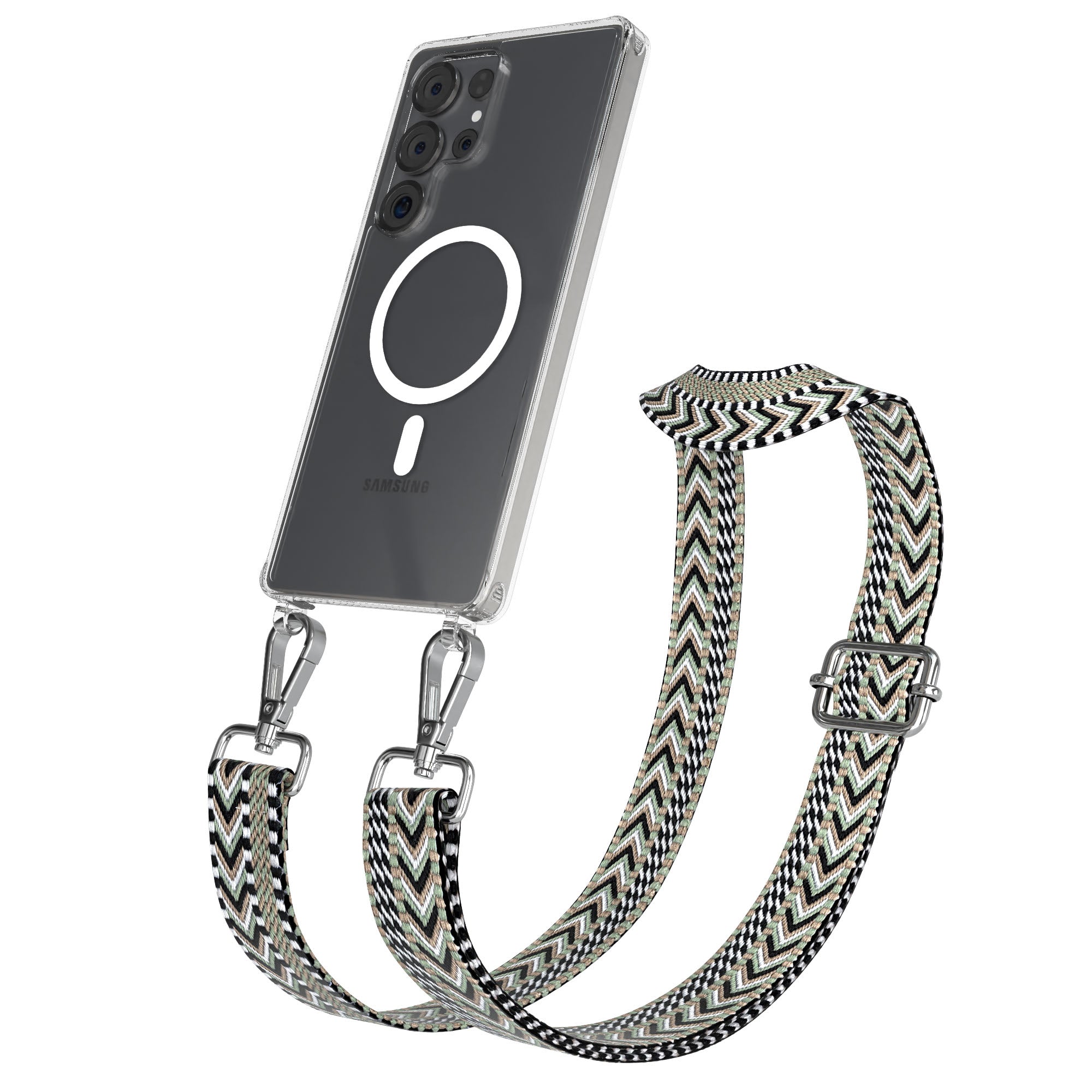 Samsung Galaxy S25 Ultra Handykette MagSafe mit verstellbarem Boho Band
