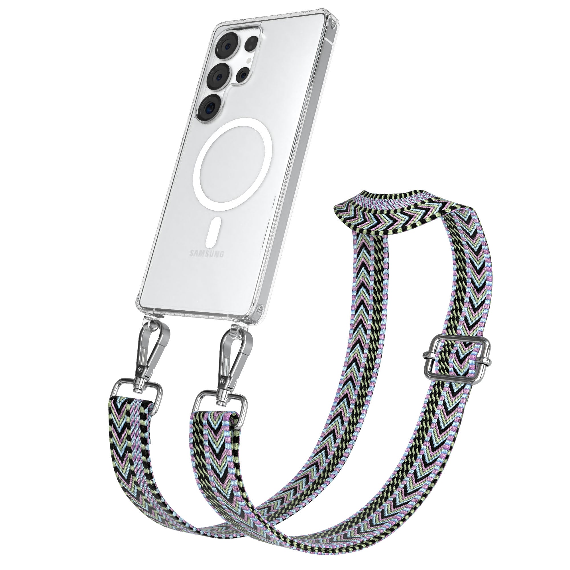 Samsung Galaxy S25 Ultra Handykette MagSafe mit verstellbarem Boho Band