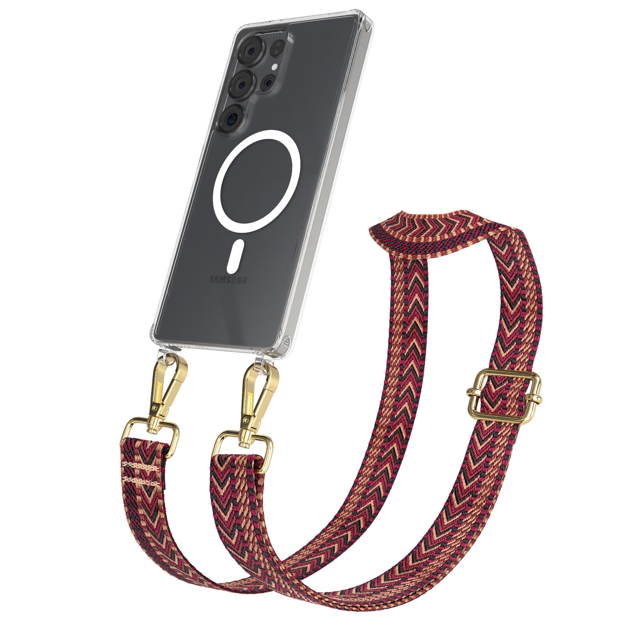 Samsung Galaxy S25 Ultra Handykette MagSafe mit verstellbarem Boho Band