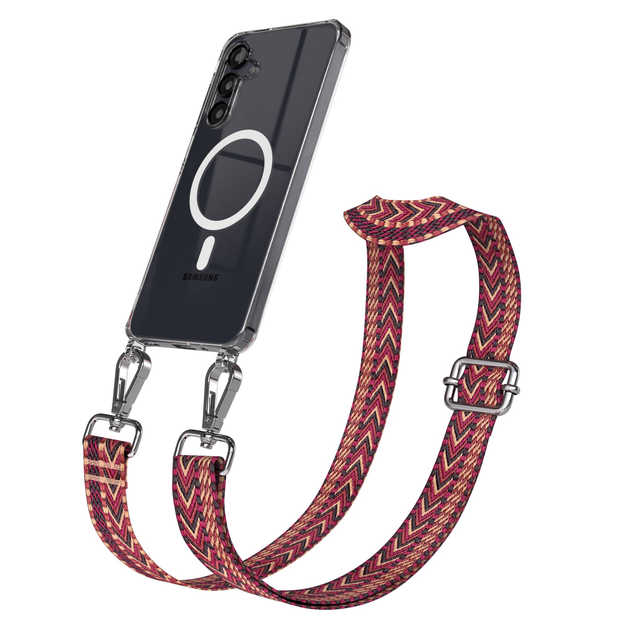 Samsung Galaxy A16 Handykette mit MagSafe und Boho Band verstellbar