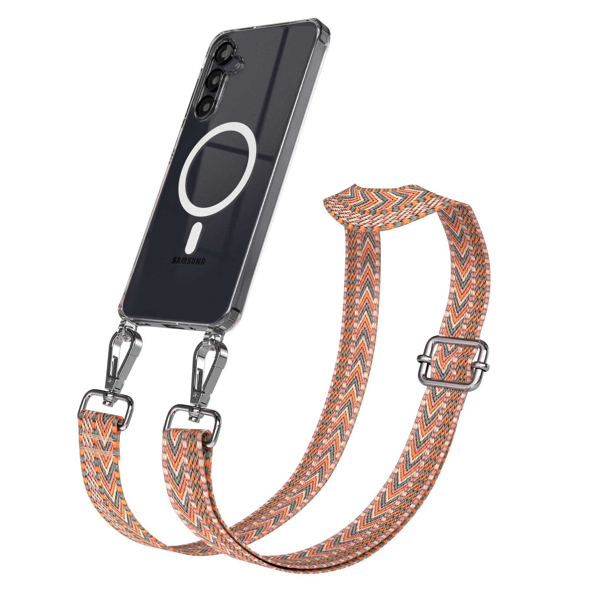 Samsung Galaxy A16 Handykette mit MagSafe und Boho Band verstellbar
