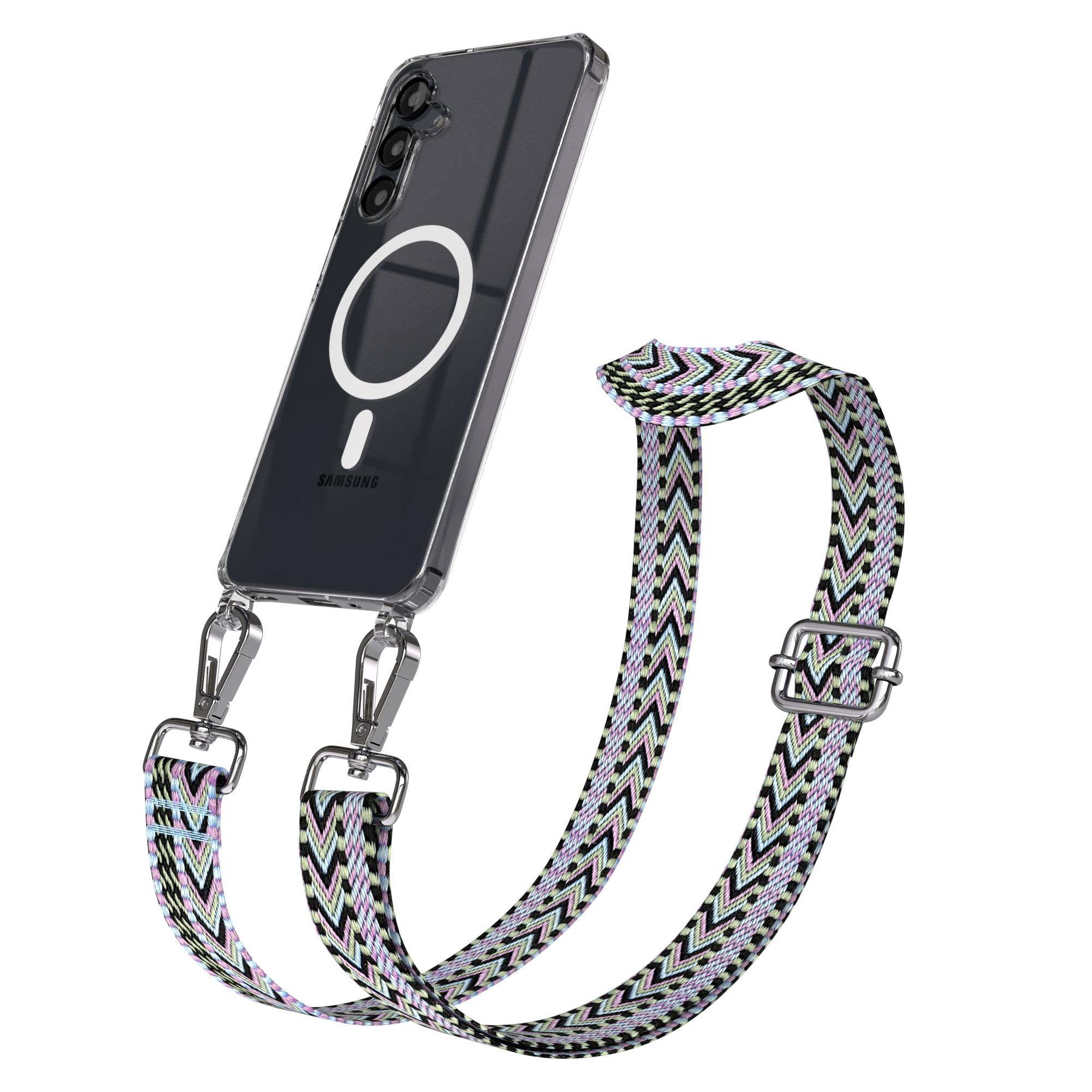 Samsung Galaxy A16 Handykette mit MagSafe und Boho Band verstellbar