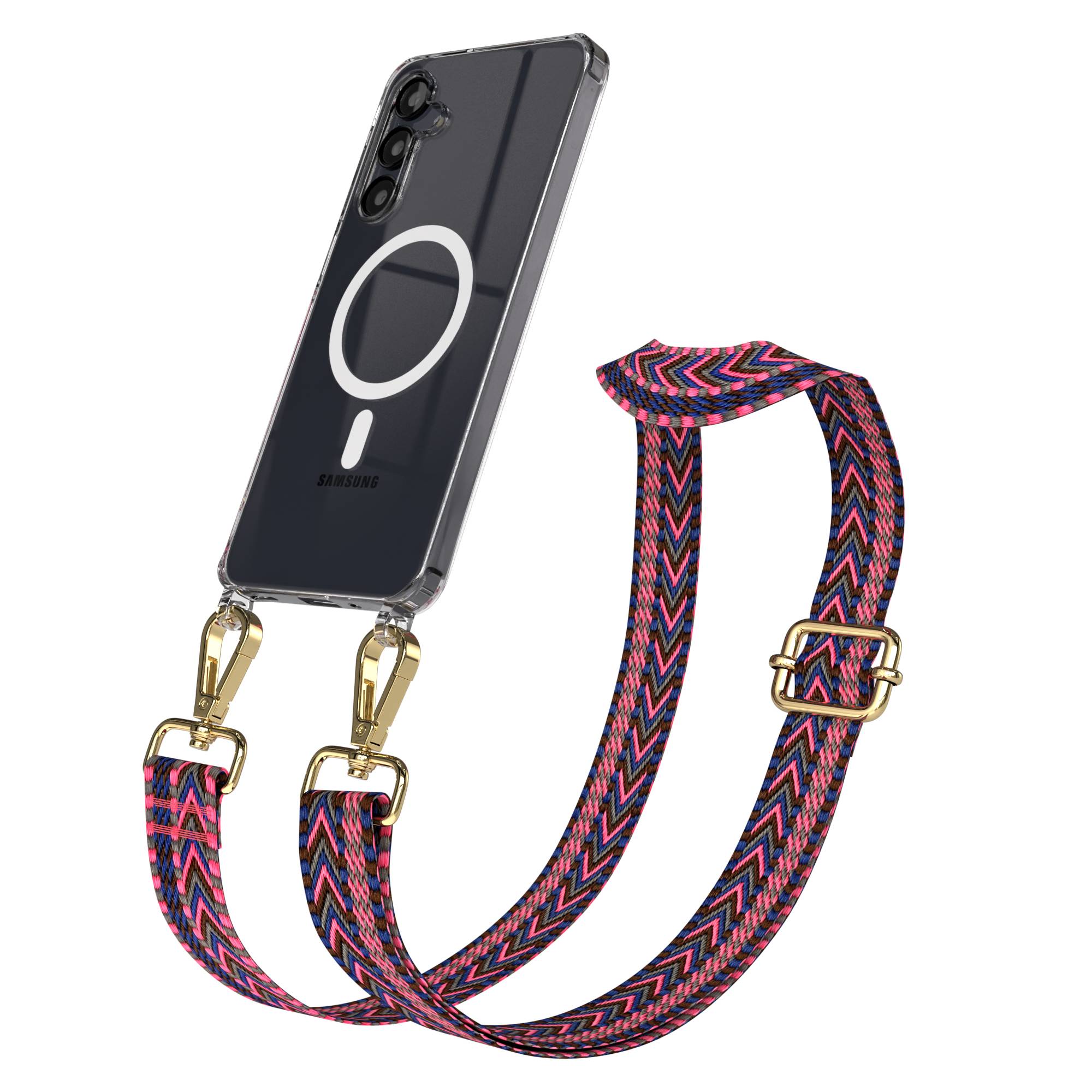 Samsung Galaxy A16 Handykette mit MagSafe und Boho Band verstellbar