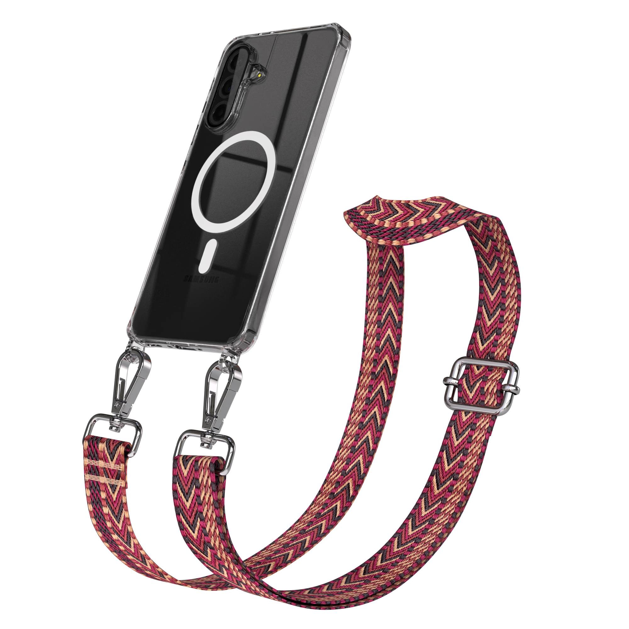 Samsung Galaxy A36 Handykette MagSafe mit Boho Band verstellbarer Trageriemen