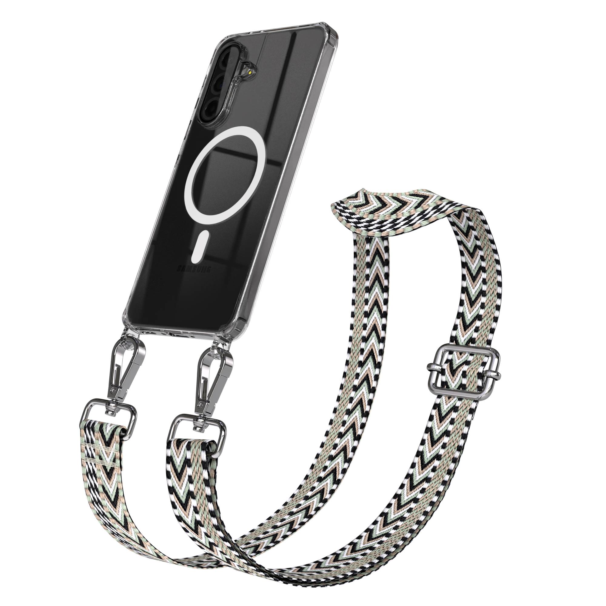 Samsung Galaxy A36 Handykette MagSafe mit Boho Band verstellbarer Trageriemen