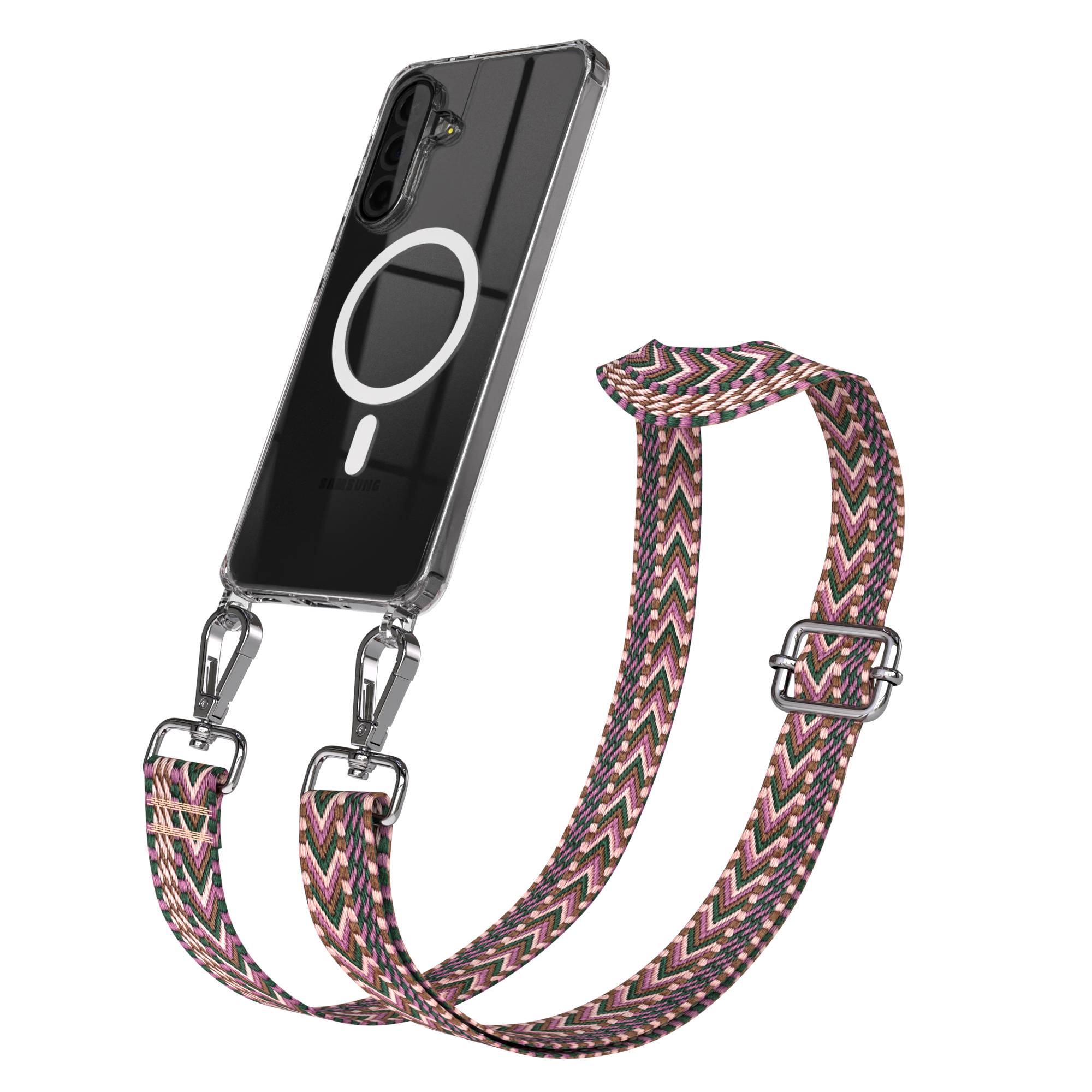 Samsung Galaxy A36 Handykette MagSafe mit Boho Band verstellbarer Trageriemen