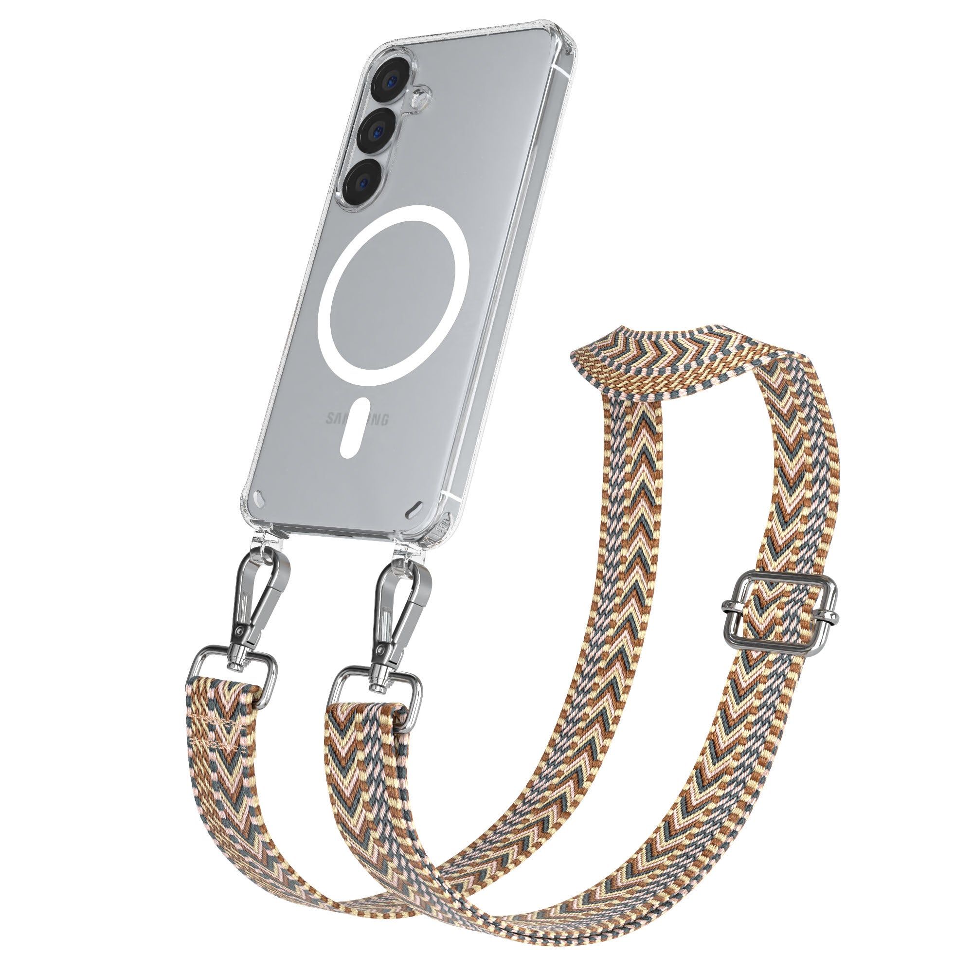 Samsung Galaxy S25 Handykette MagSafe Boho Band verstellbarer Trageriemen