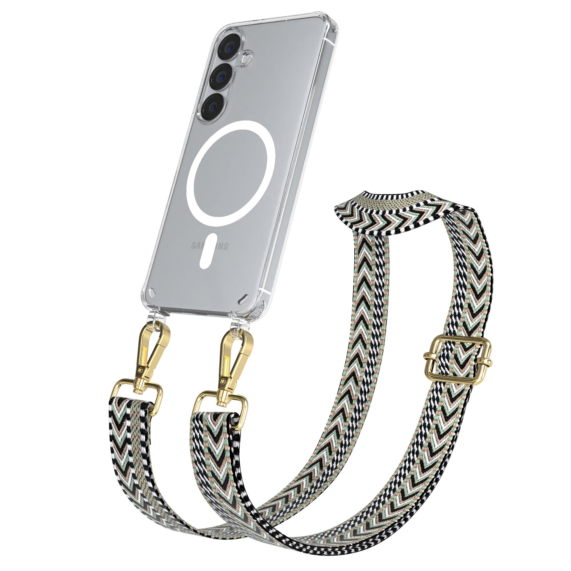 Samsung Galaxy S25 Handykette MagSafe Boho Band verstellbarer Trageriemen