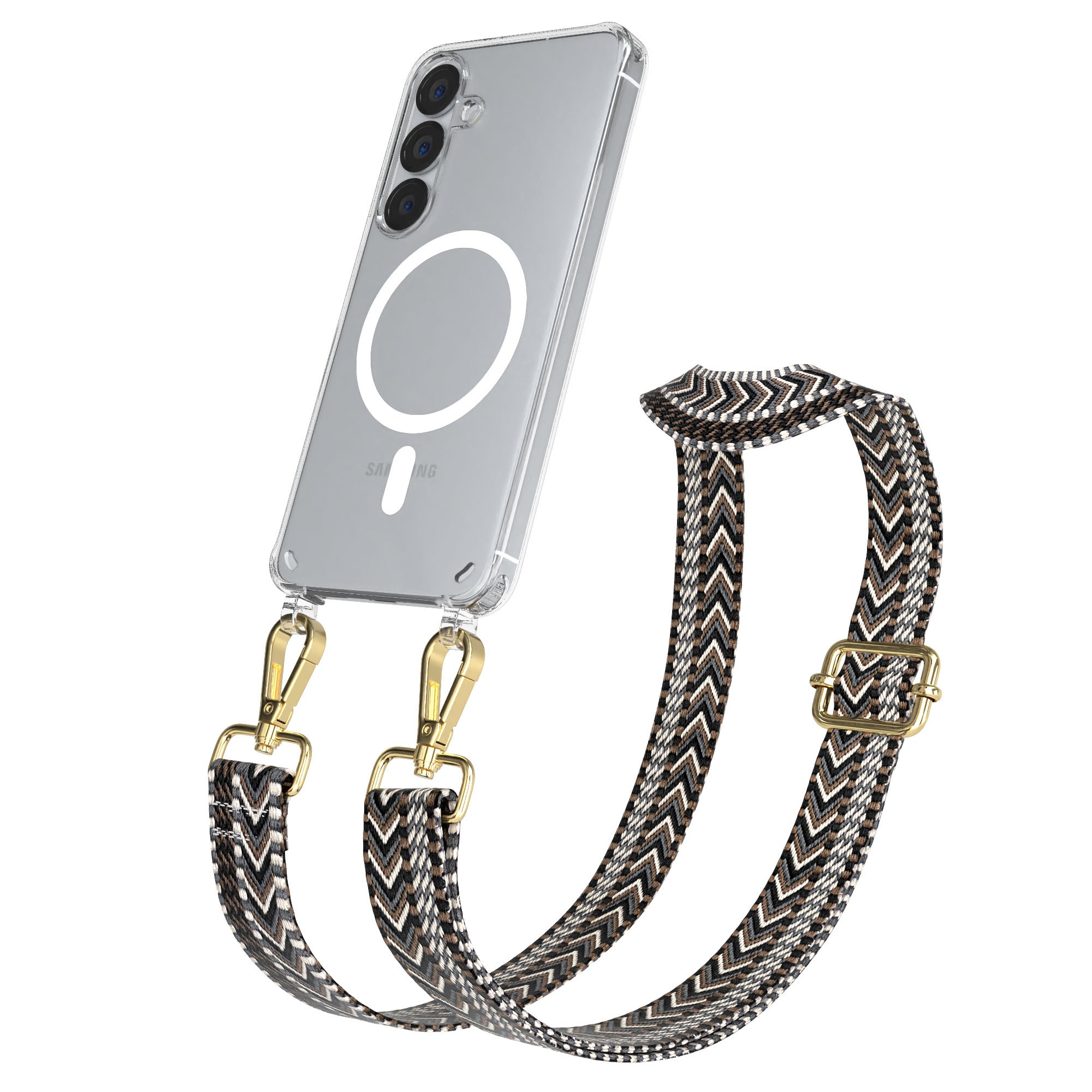 Samsung Galaxy S25 Handykette MagSafe Boho Band verstellbarer Trageriemen