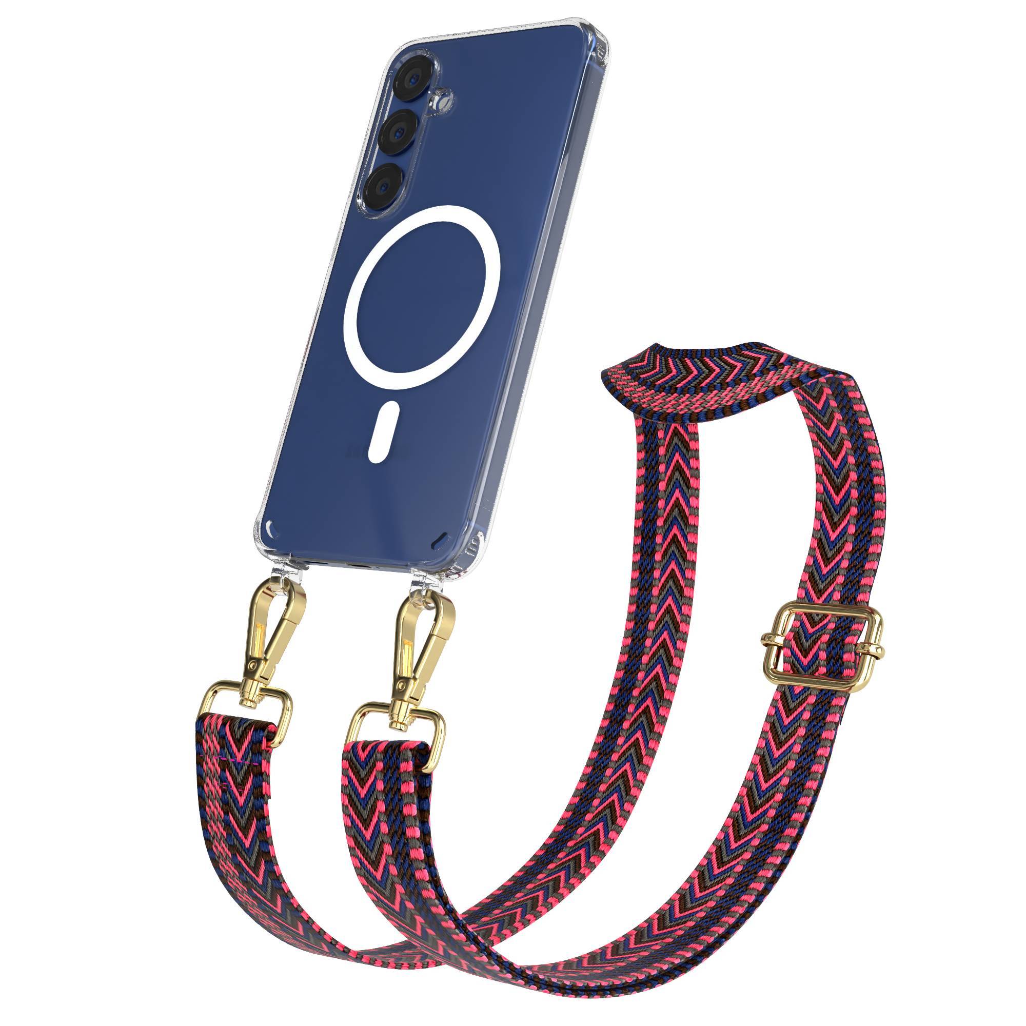 Samsung Galaxy S25 Plus MagSafe Handykette mit verstellbarem Boho Band Set