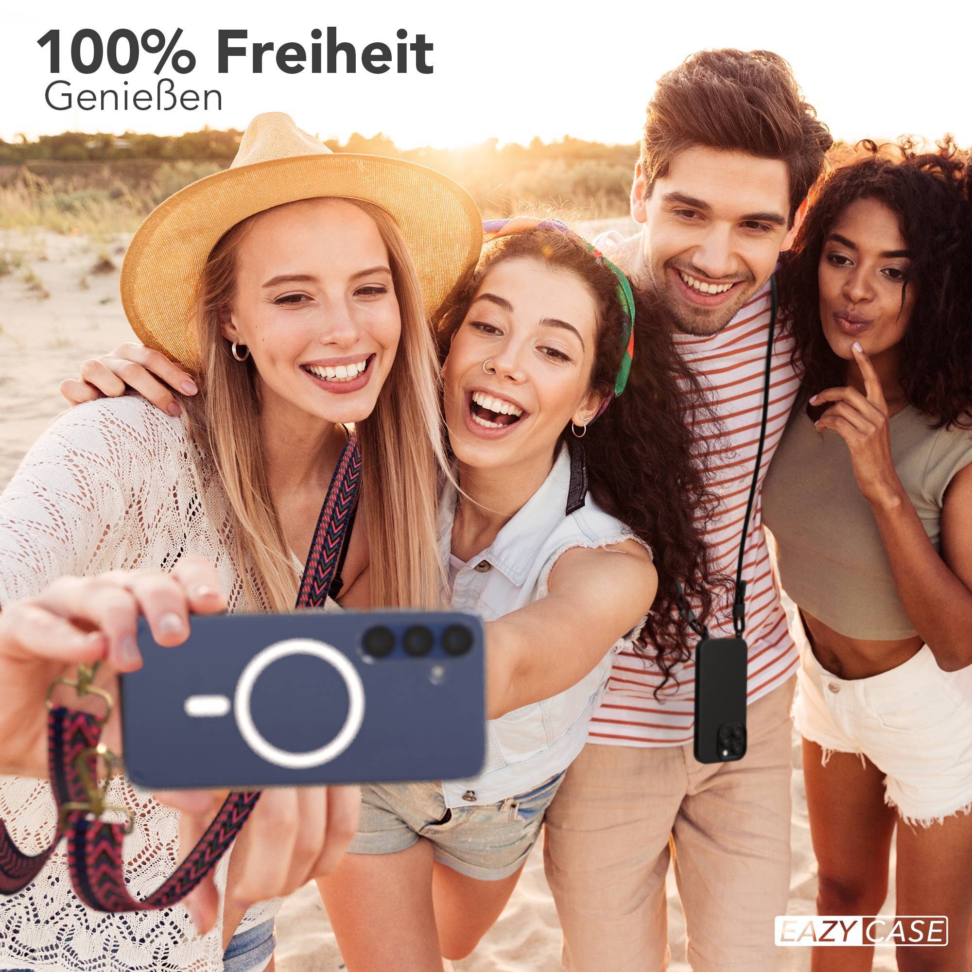 Samsung Galaxy S25 Plus MagSafe Handykette mit verstellbarem Boho Band Set