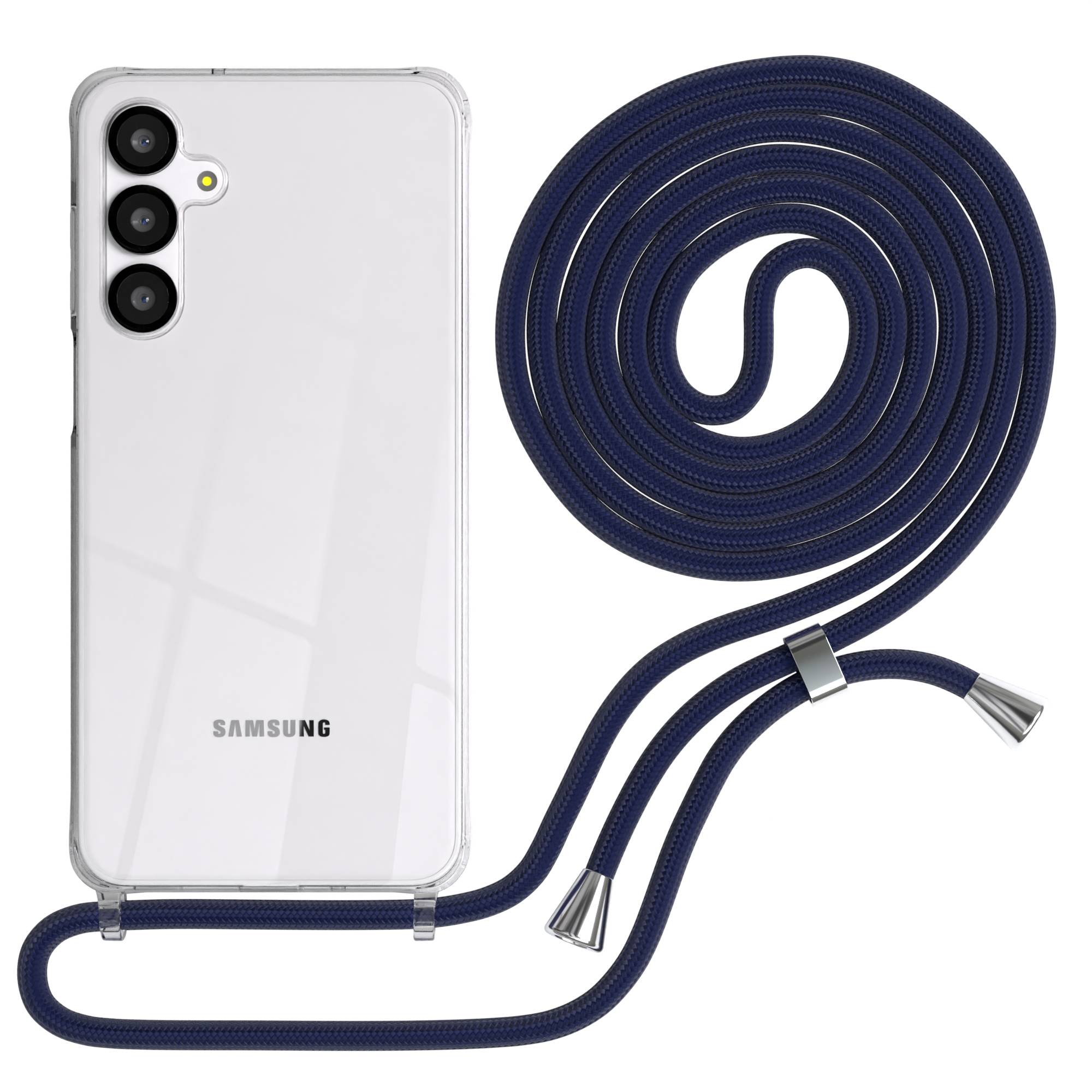 Galaxy A-6 Serie transparente Hülle + Kordel