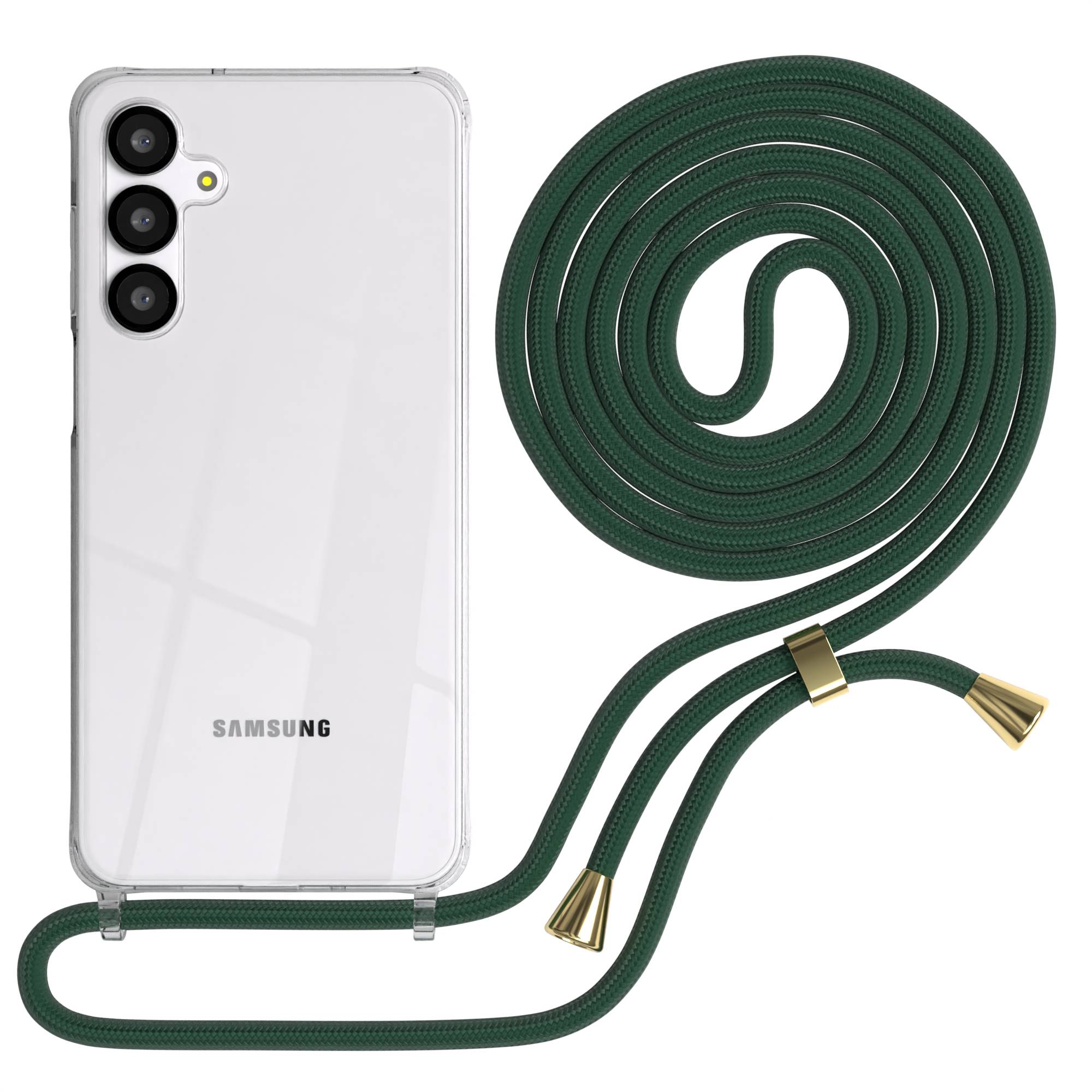 Galaxy A-6 Serie transparente Hülle + Kordel
