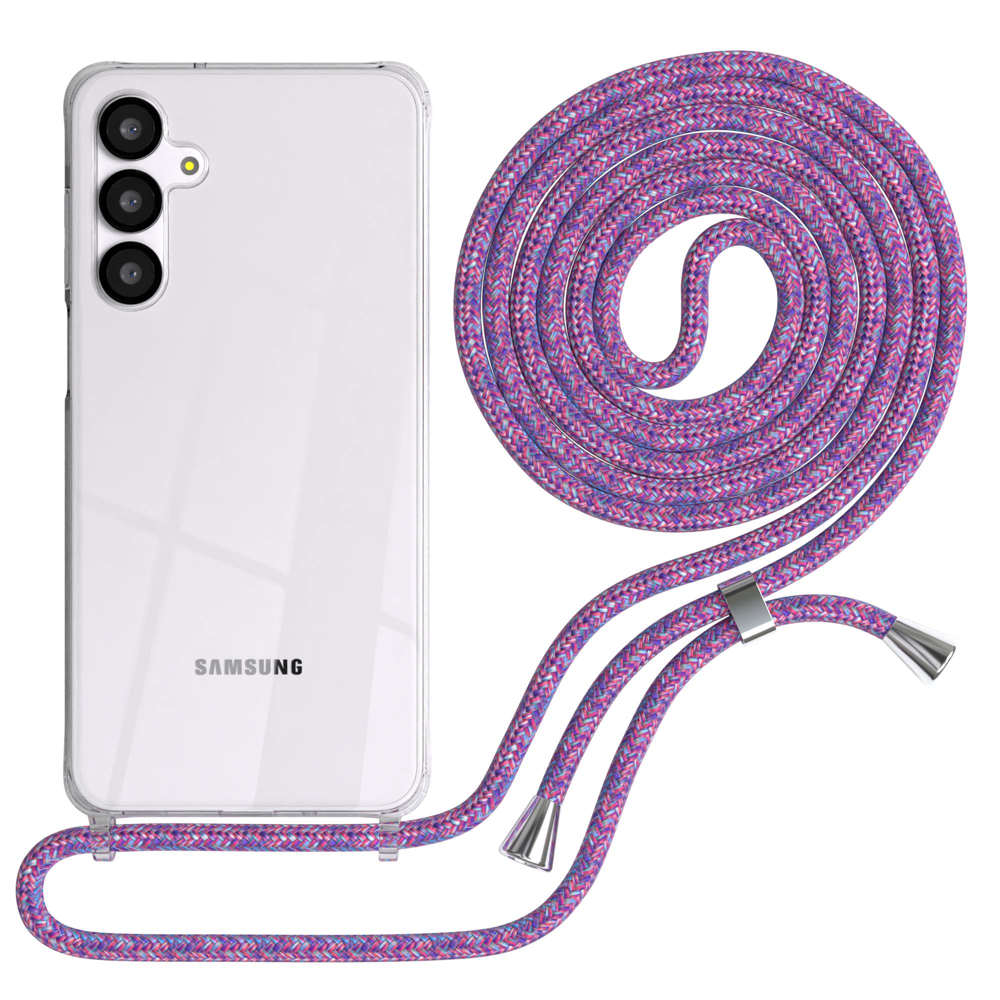 Galaxy A-6 Serie transparente Hülle + Kordel