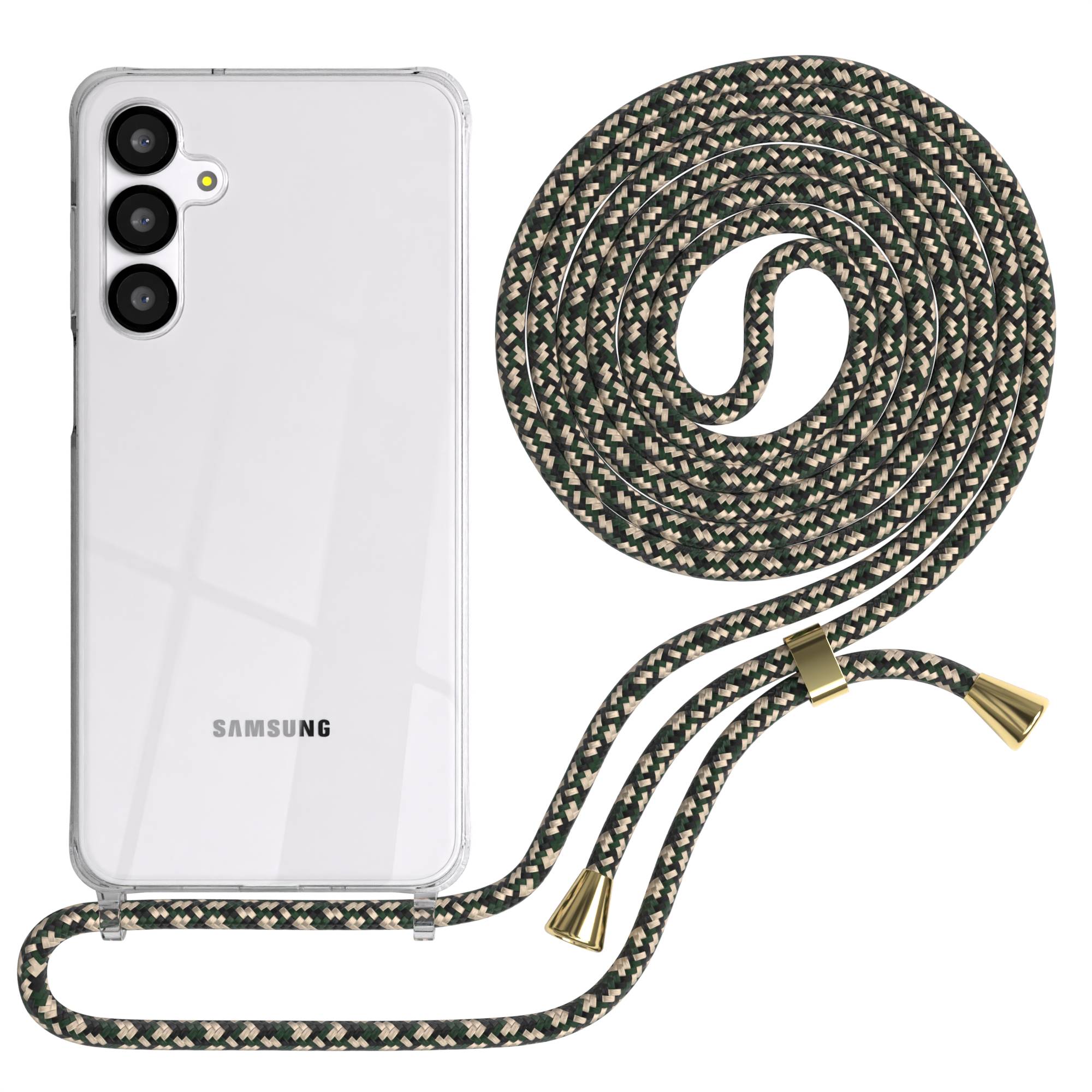 Galaxy A-6 Serie transparente Hülle + Kordel