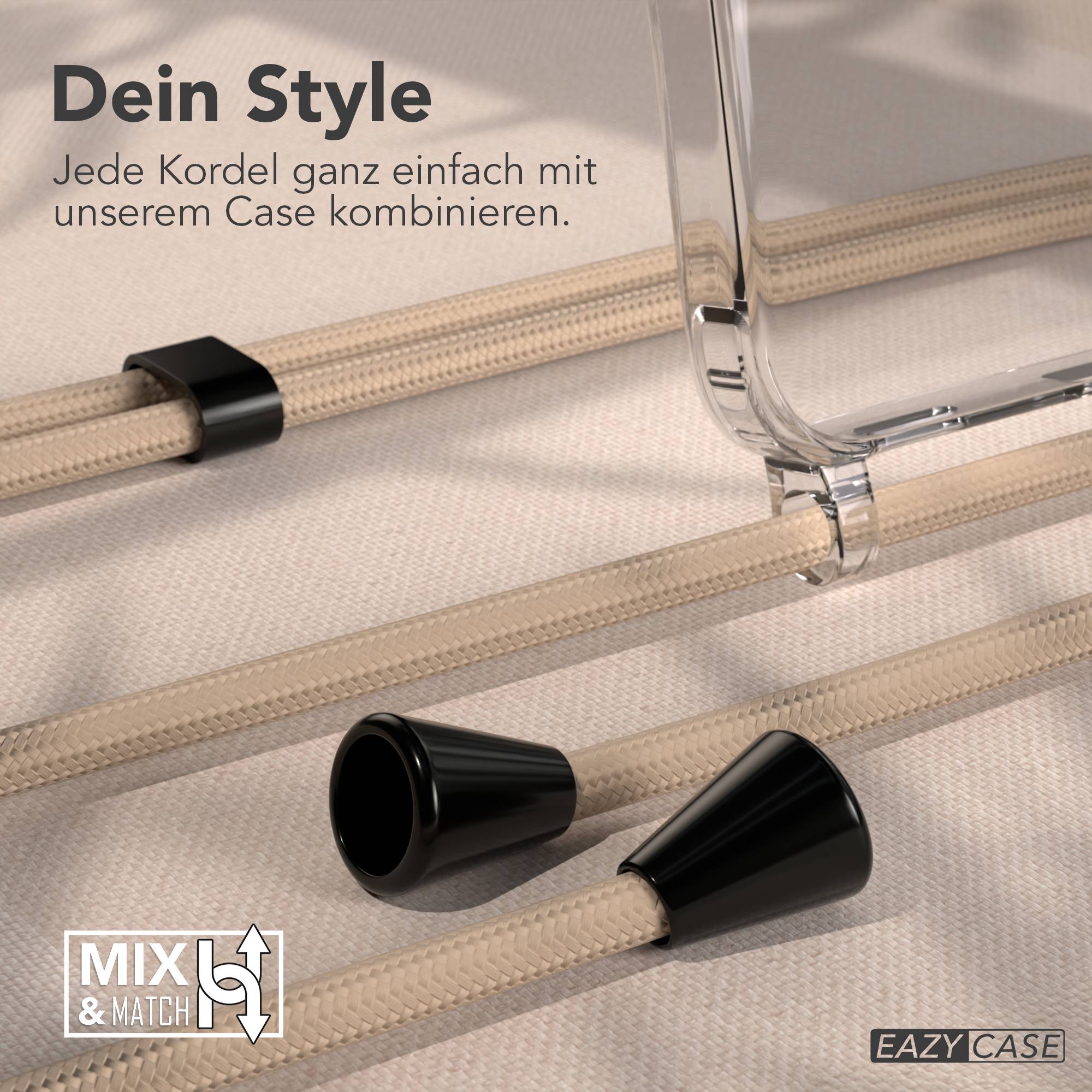 Galaxy A16 transparente Hülle + Kordel