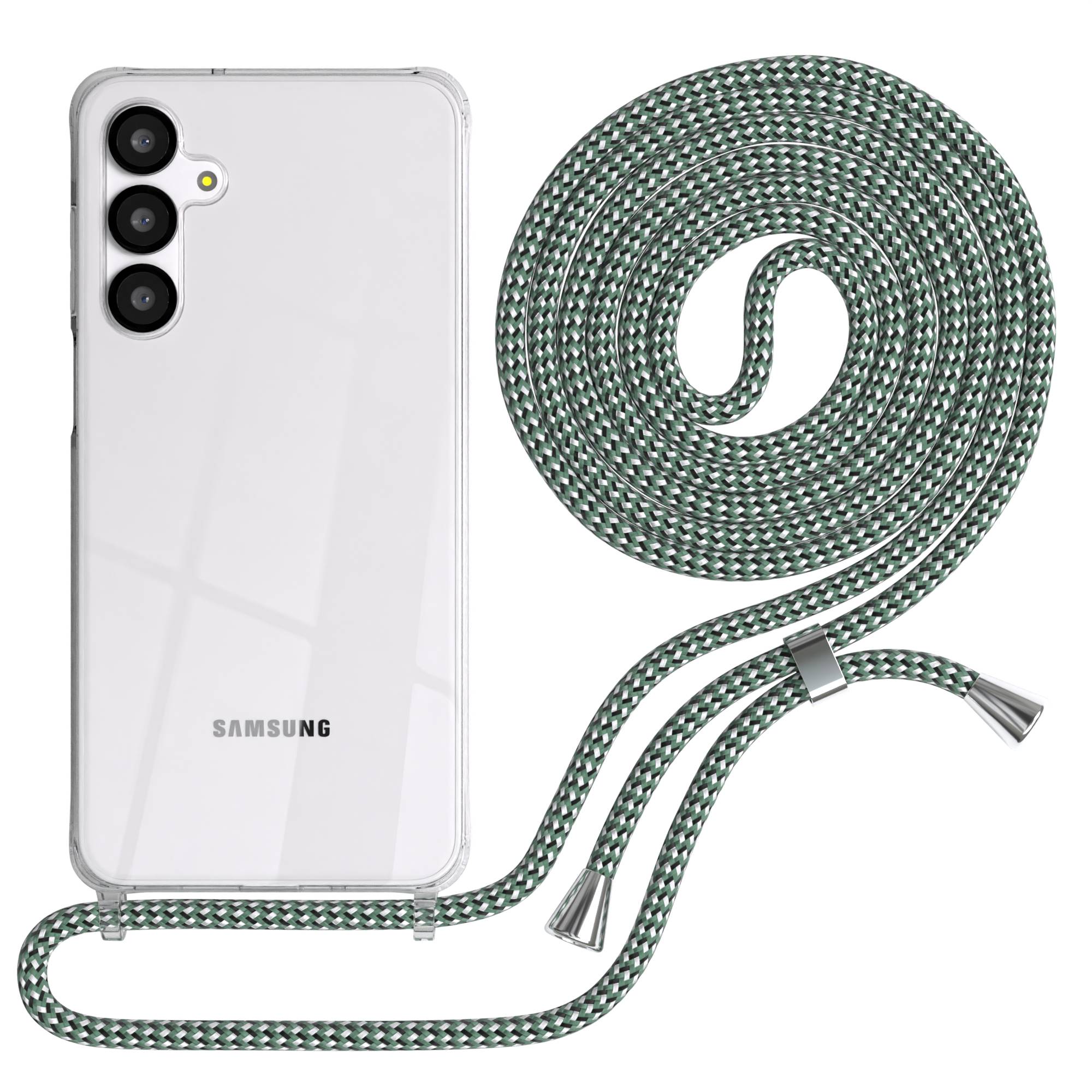 Galaxy A-6 Serie transparente Hülle + Kordel