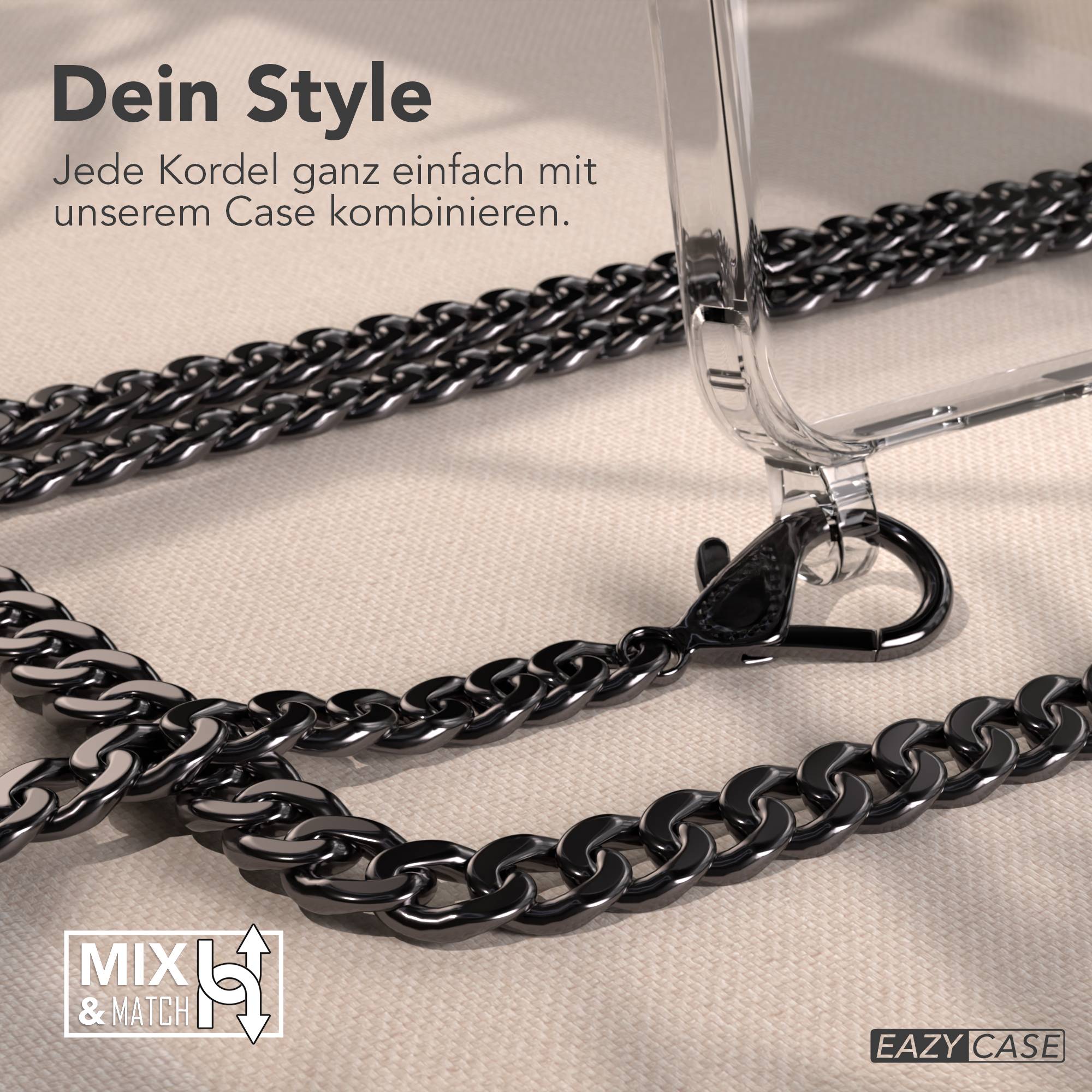 Galaxy A16 Hülle mit Metallkette + Schwarze Kordel