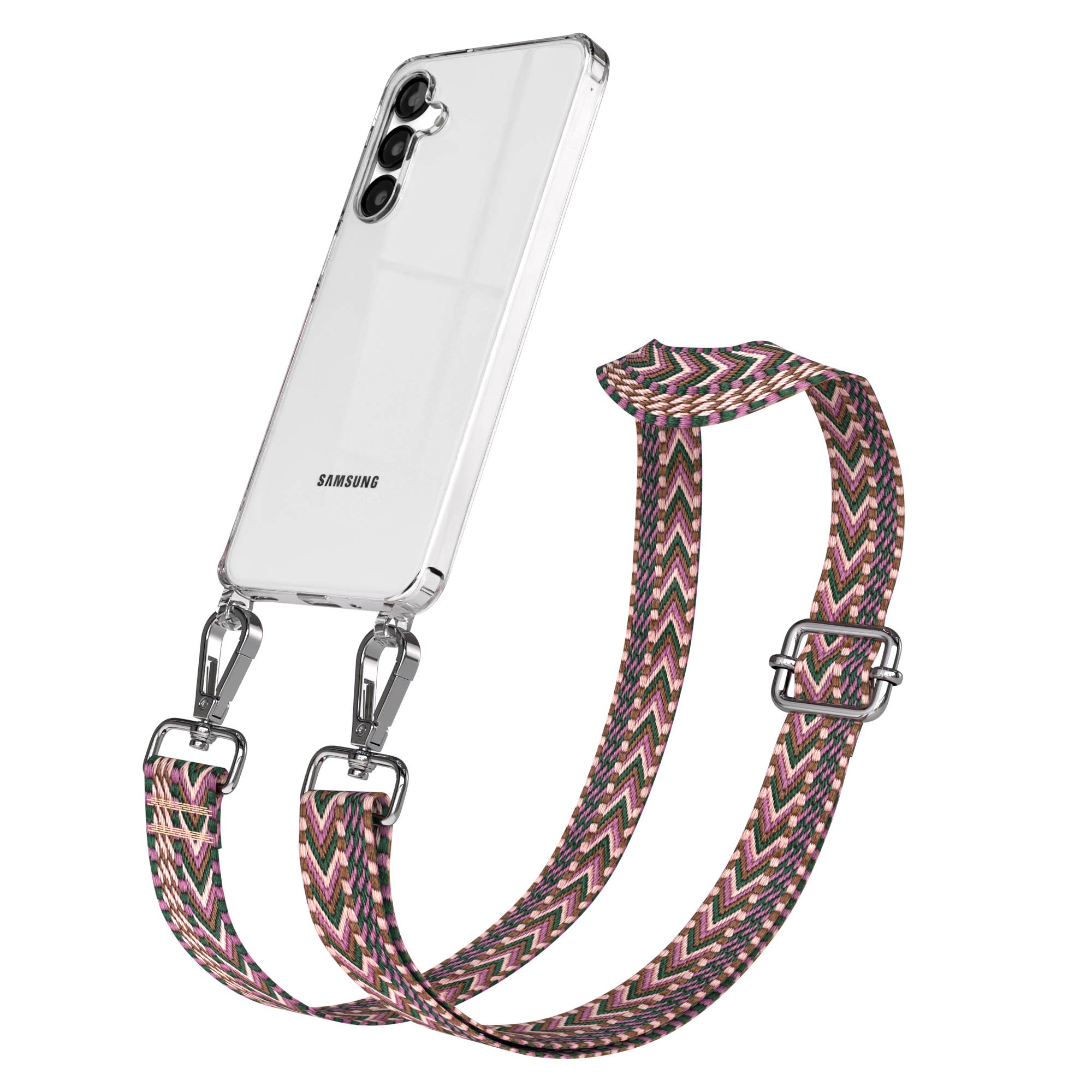 Samsung Galaxy A16 Handykette mit verstellbarem Boho Band Set