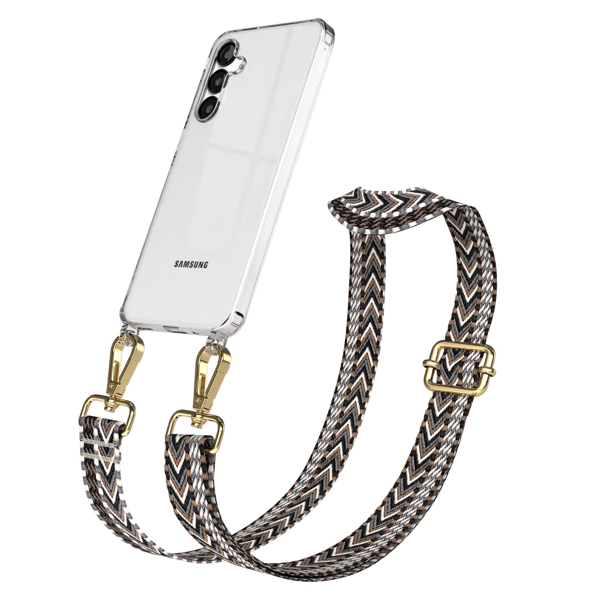 Samsung Galaxy A16 Handykette mit verstellbarem Boho Band Set