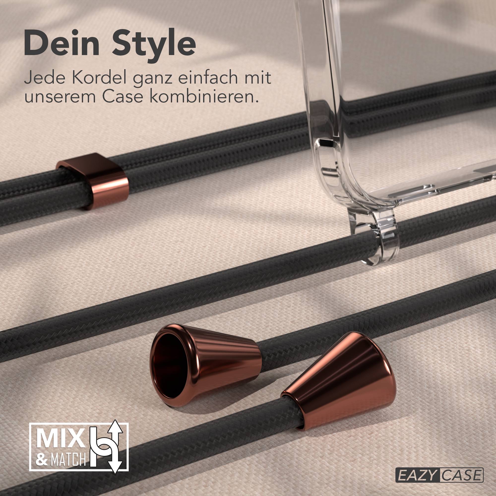 Galaxy A16 transparente Hülle + Kordel mit MagSafe