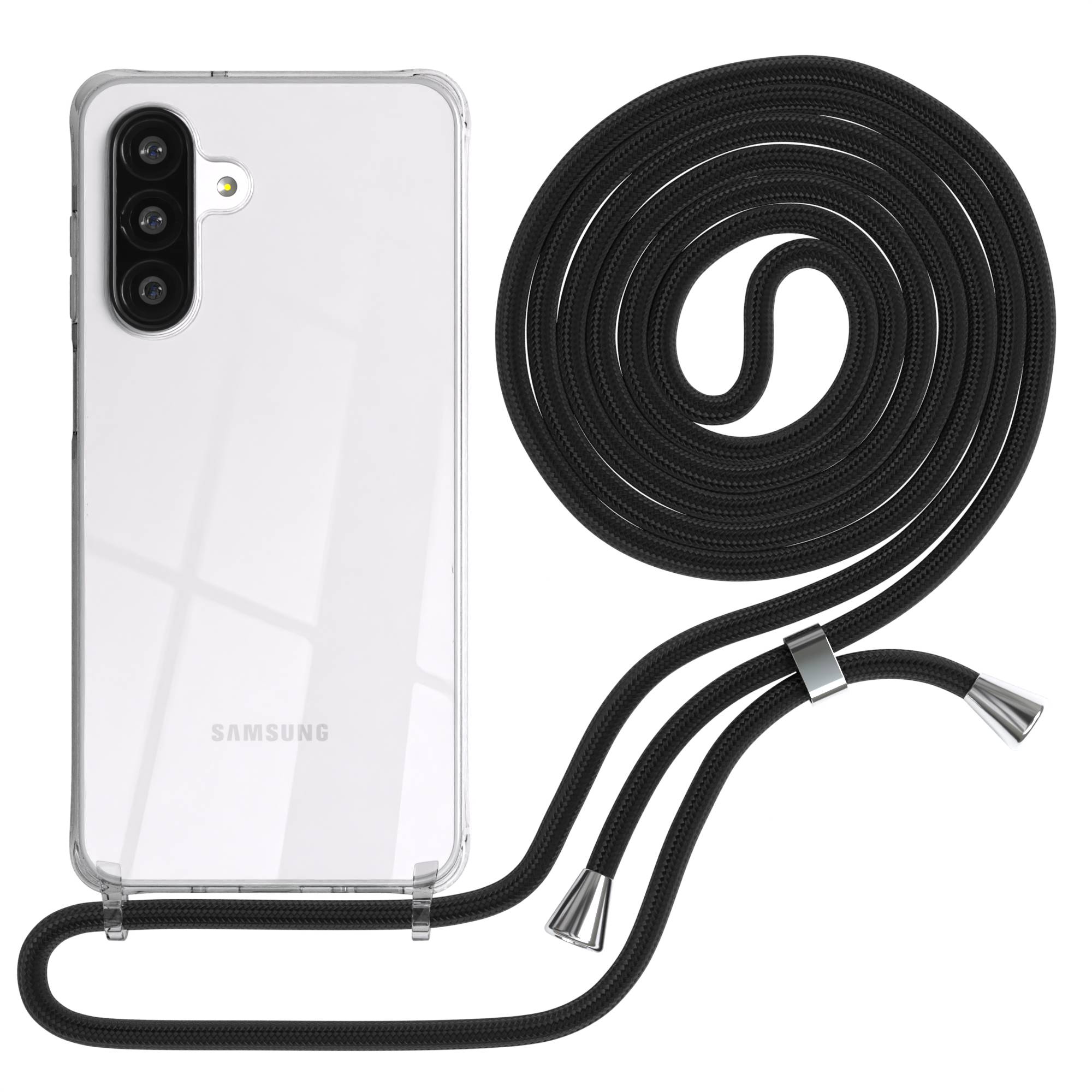 Galaxy A26 transparente Hülle + Kordel