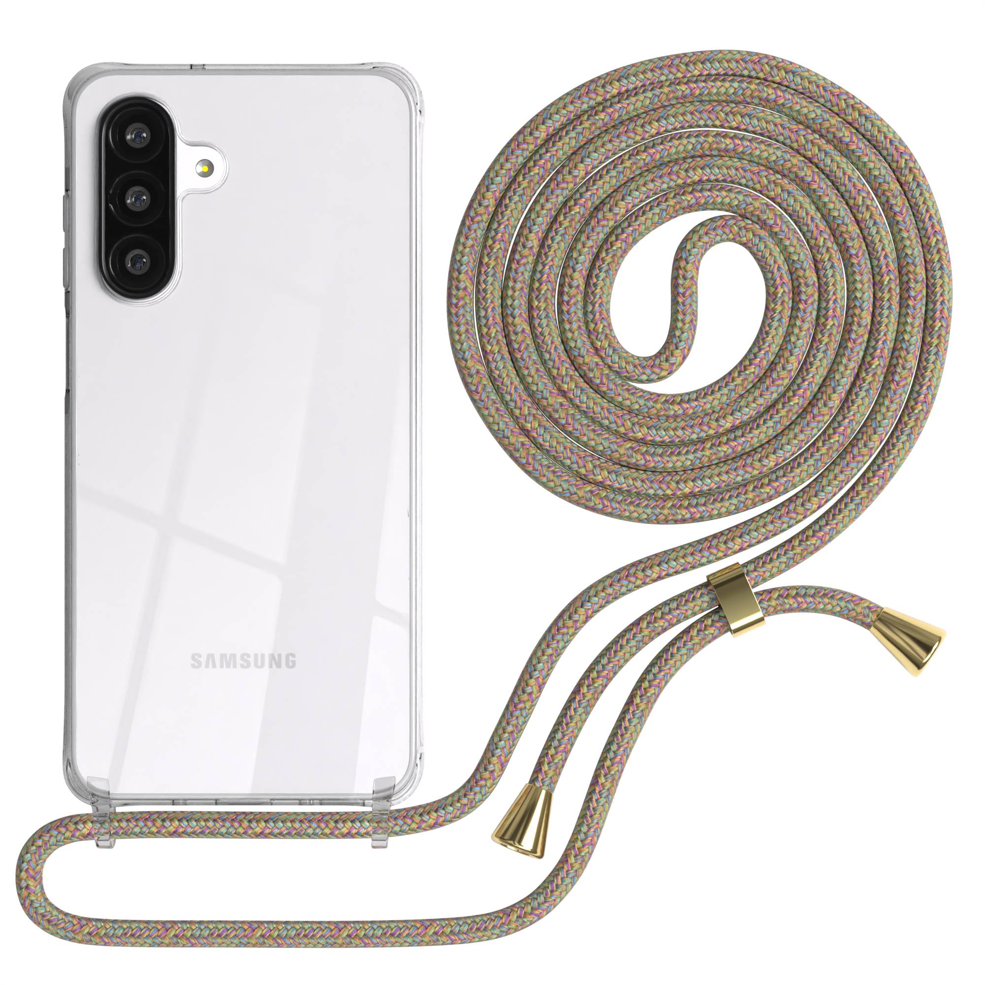 Galaxy A26 transparente Hülle + Kordel