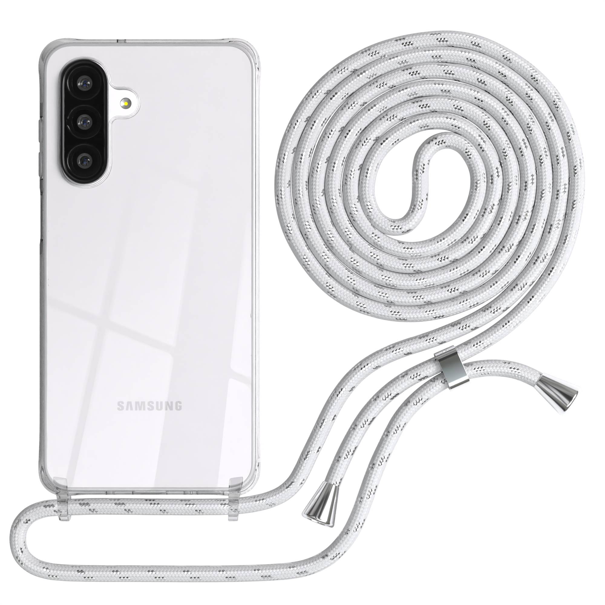 Galaxy A26 transparente Hülle + Kordel